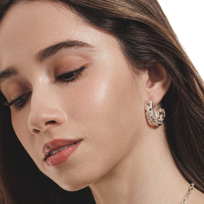 Lara & Ela | Hear Me Roar Silver Earrings