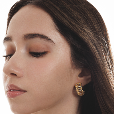 Lara & Ela | A Roman Holiday Gold Earrings