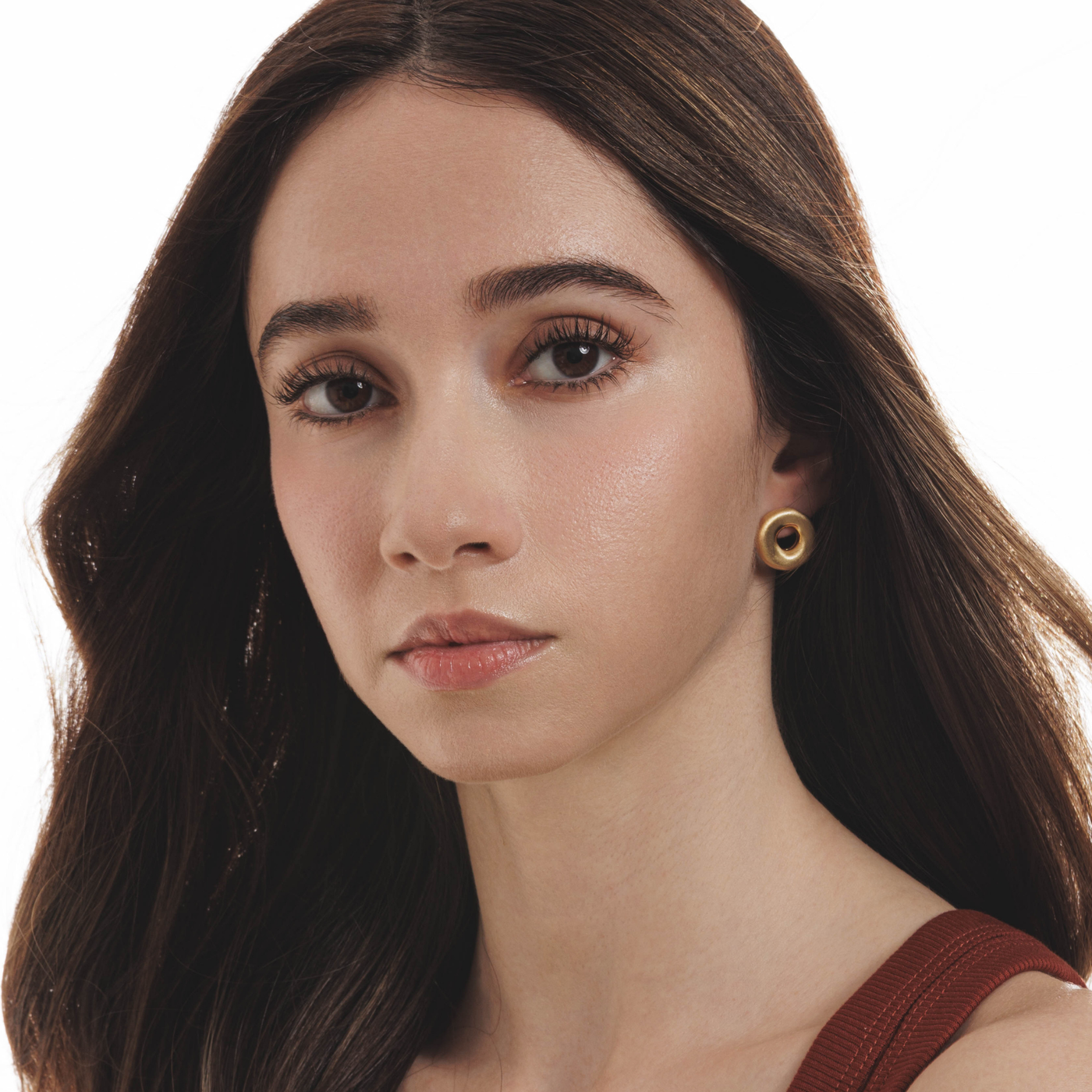 Lara & Ela | Love Makes The World Go Round Gold Earrings