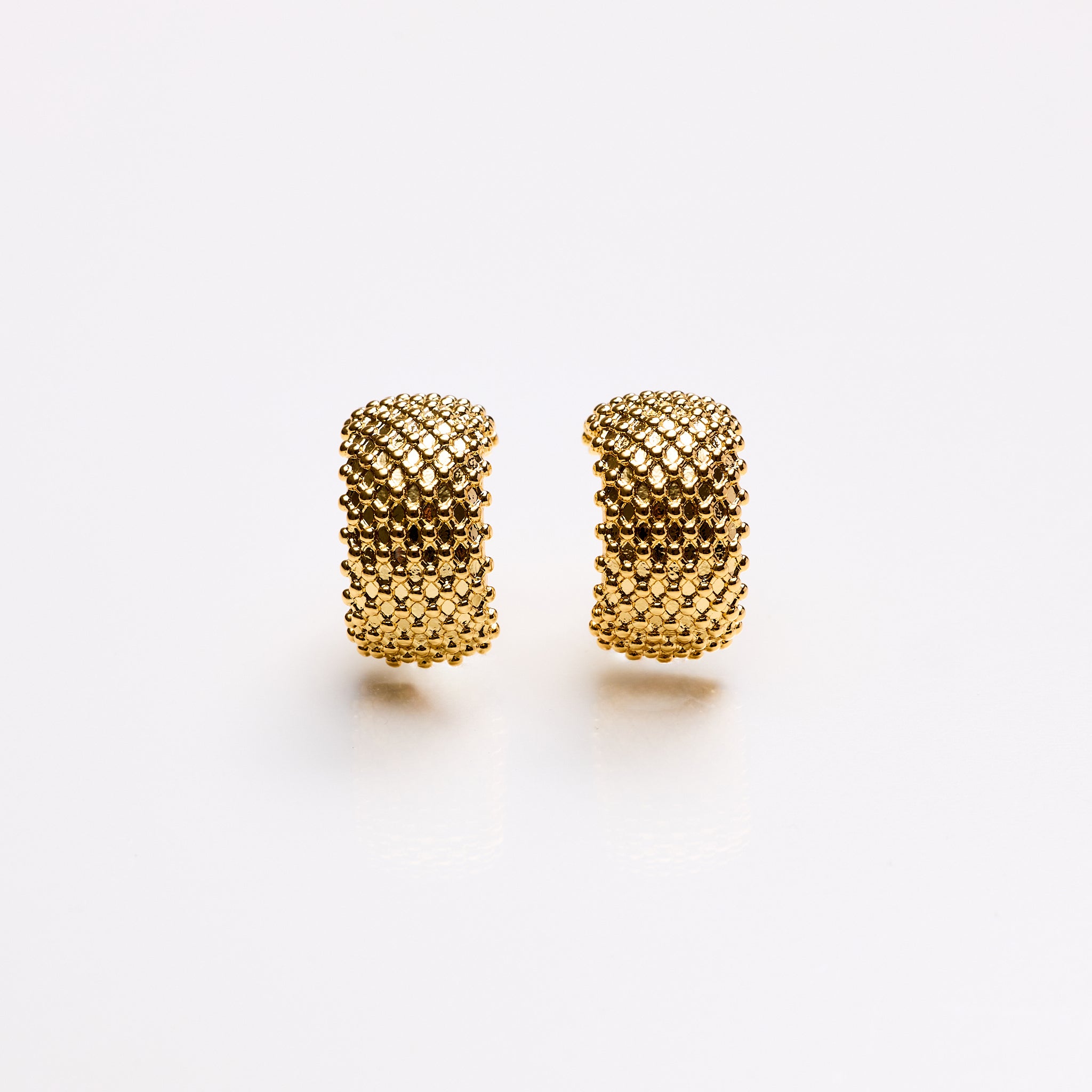 Lara & Ela | Run The Gamut Gold Earrings - Lara & Ela