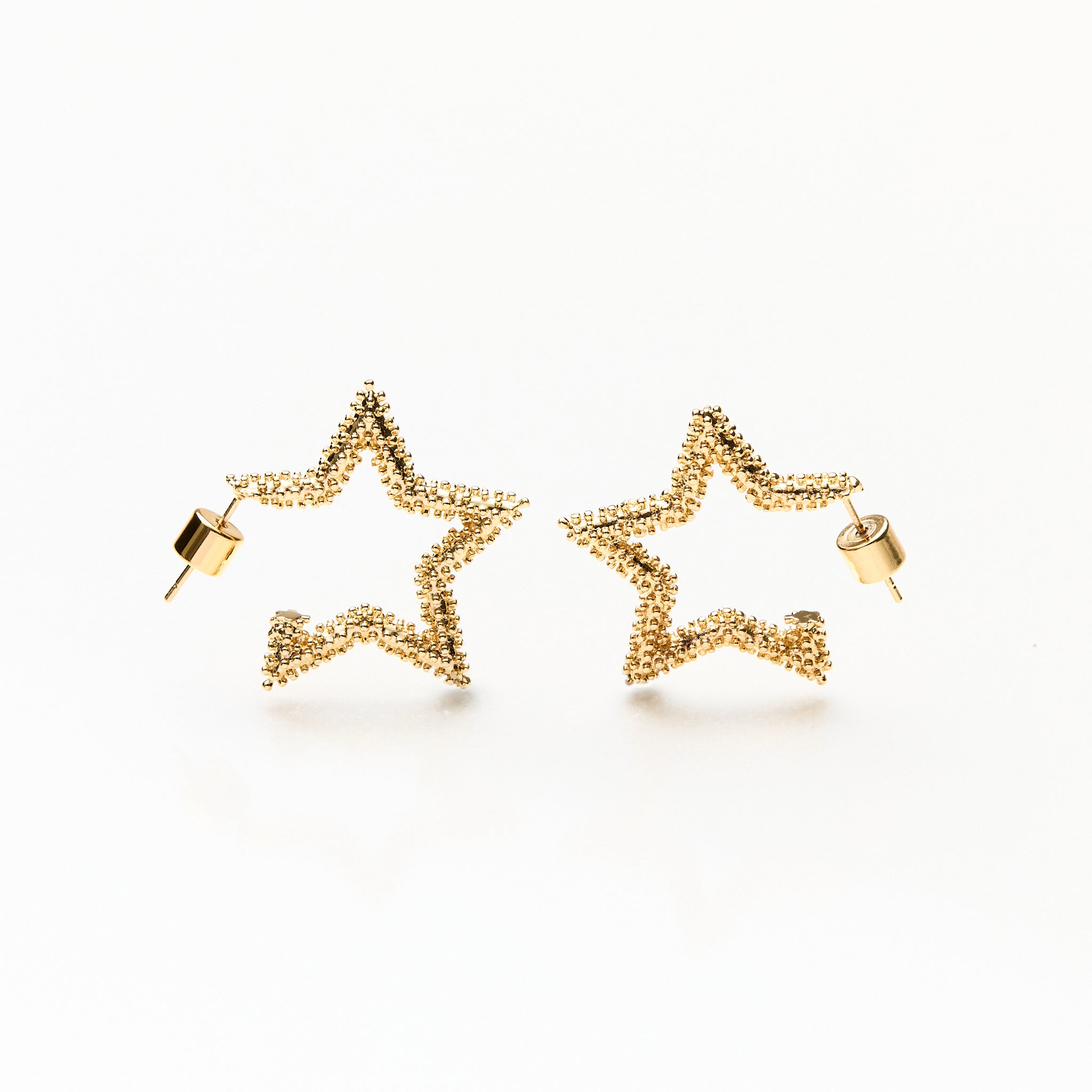 Lara & Ela | Saturday Night Fever Gold Earrings - Lara & Ela