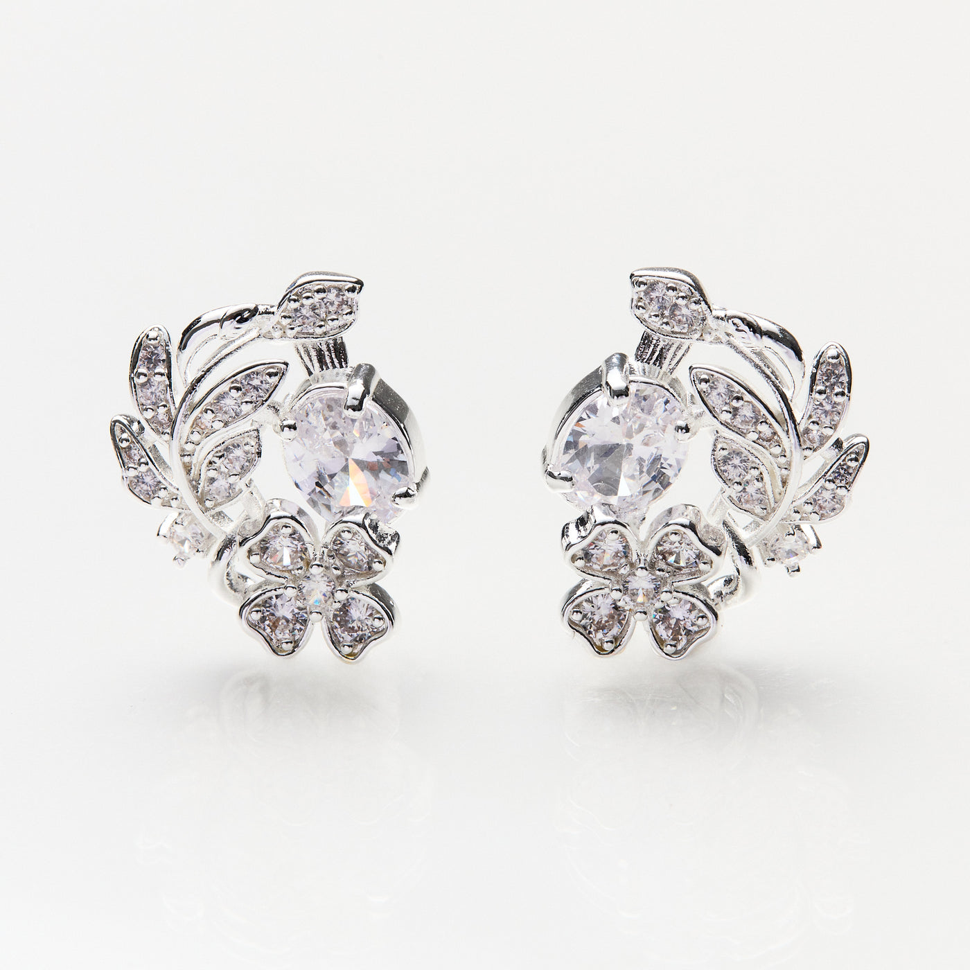 Lara & Ela | Secret Garden Silver Earrings - Lara & Ela