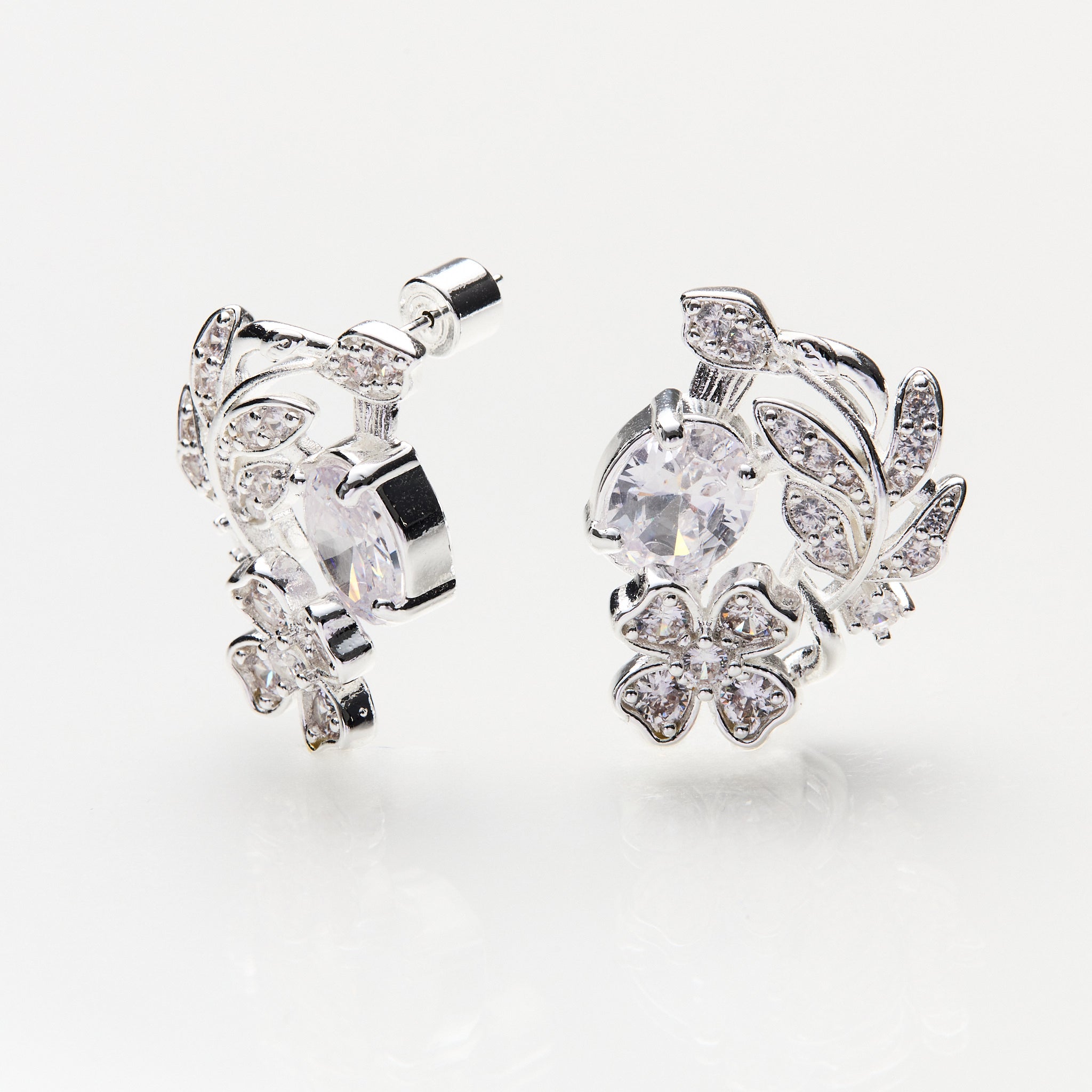 Lara & Ela | Secret Garden Silver Earrings - Lara & Ela