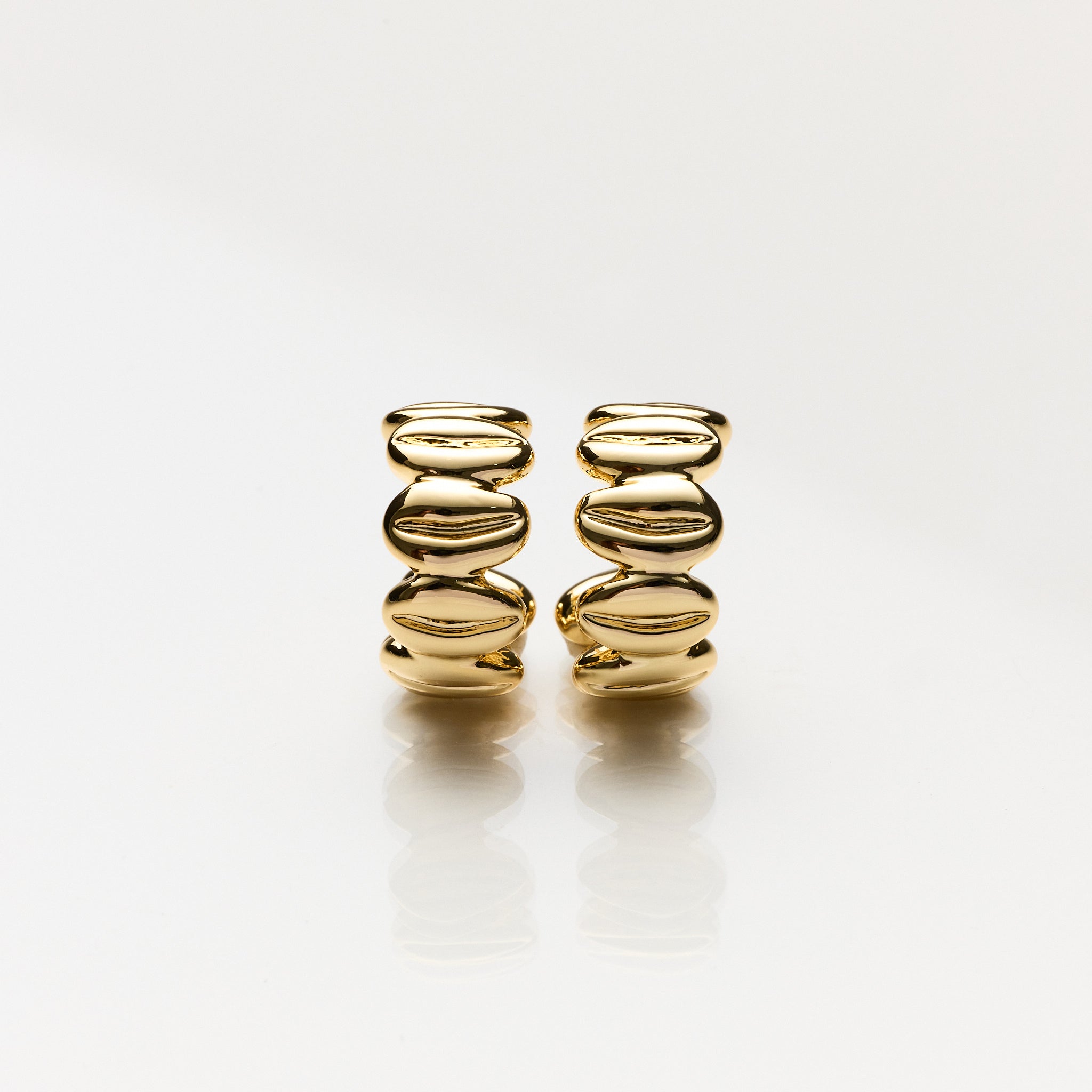 Lara & Ela | Serenity Gold Earrings - Lara & Ela
