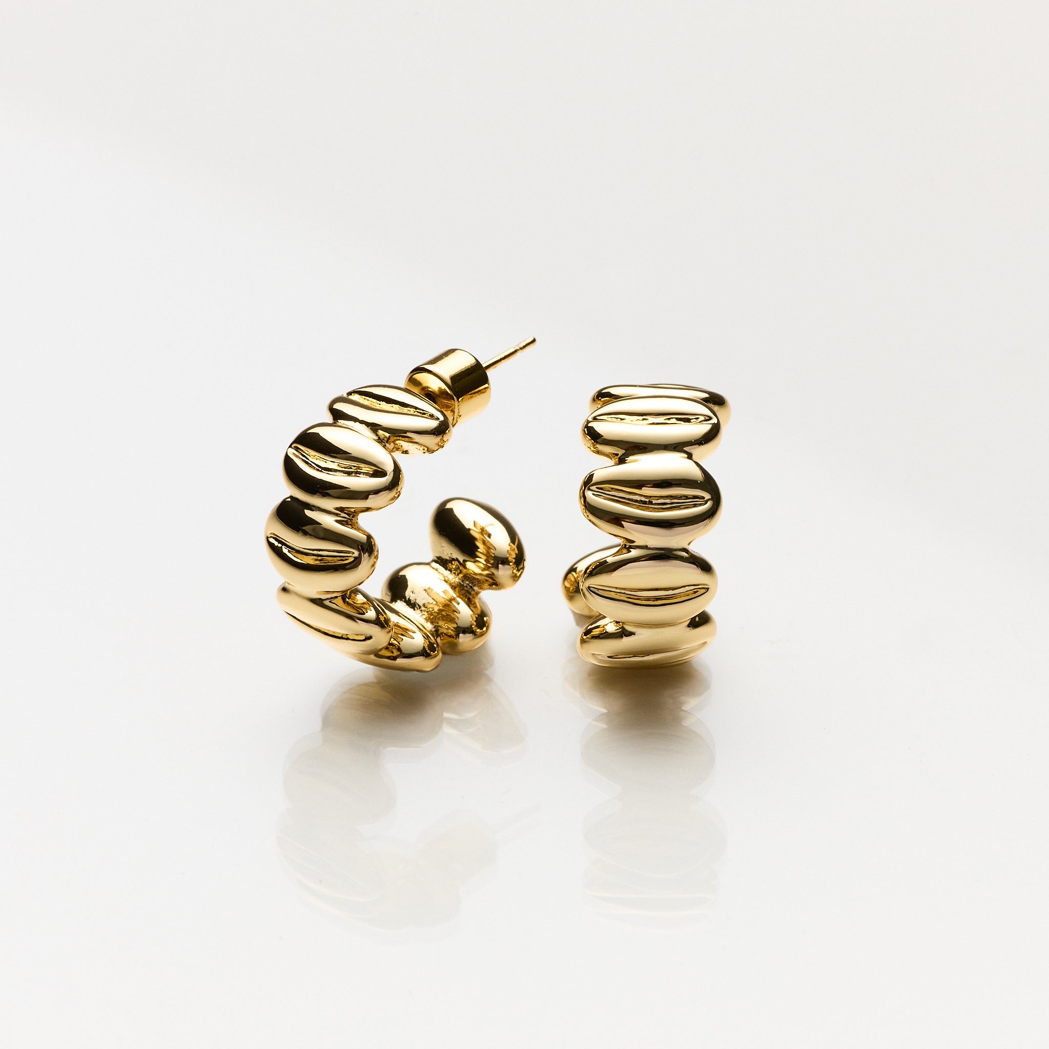 Lara & Ela | Serenity Gold Earrings - Lara & Ela