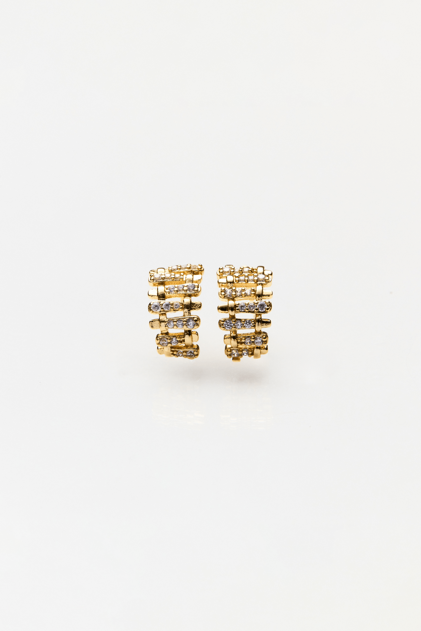 Lara & Ela | Snake And Ladder Earrings - Lara & Ela