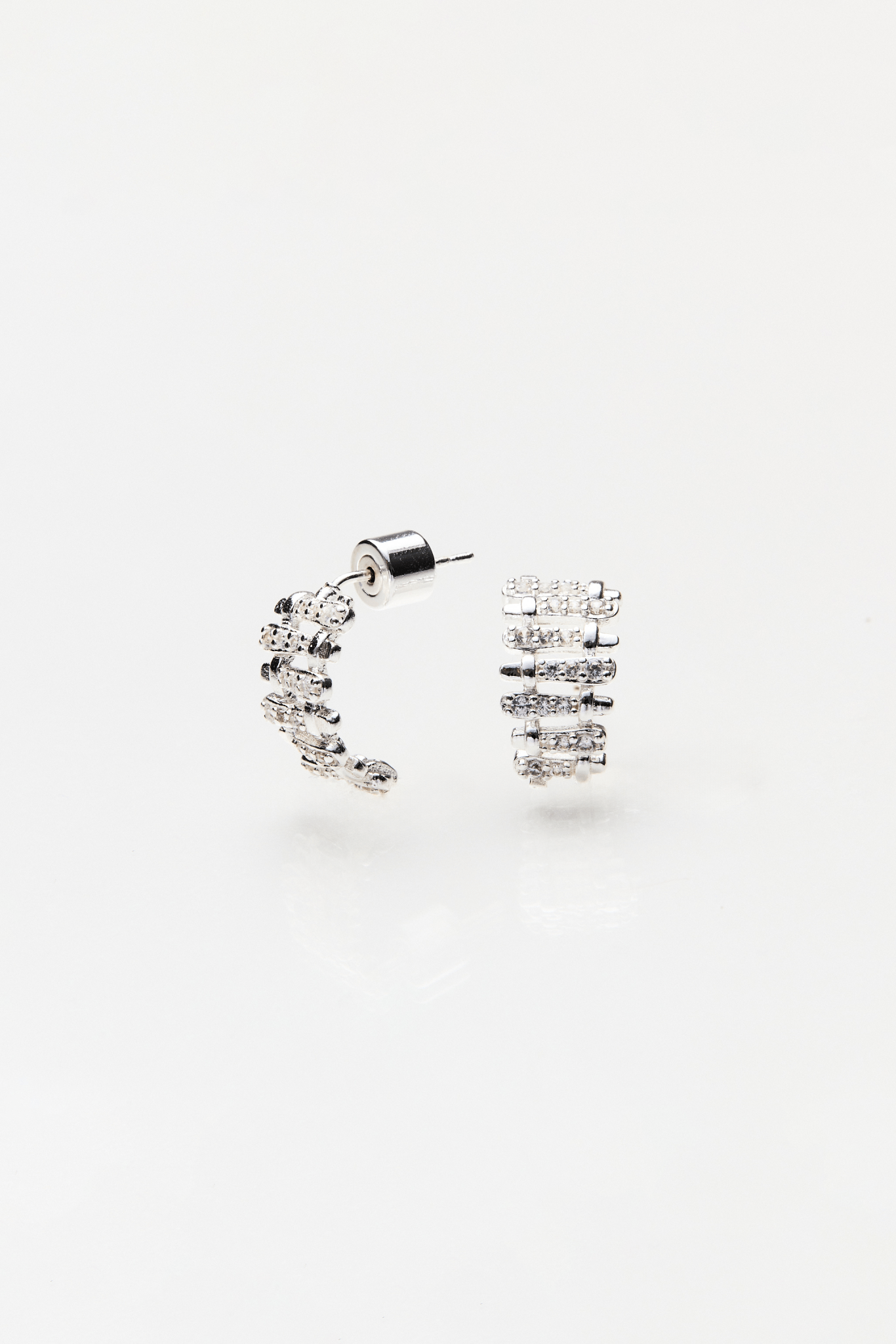 Lara & Ela | Snake And Ladder Earrings - Lara & Ela