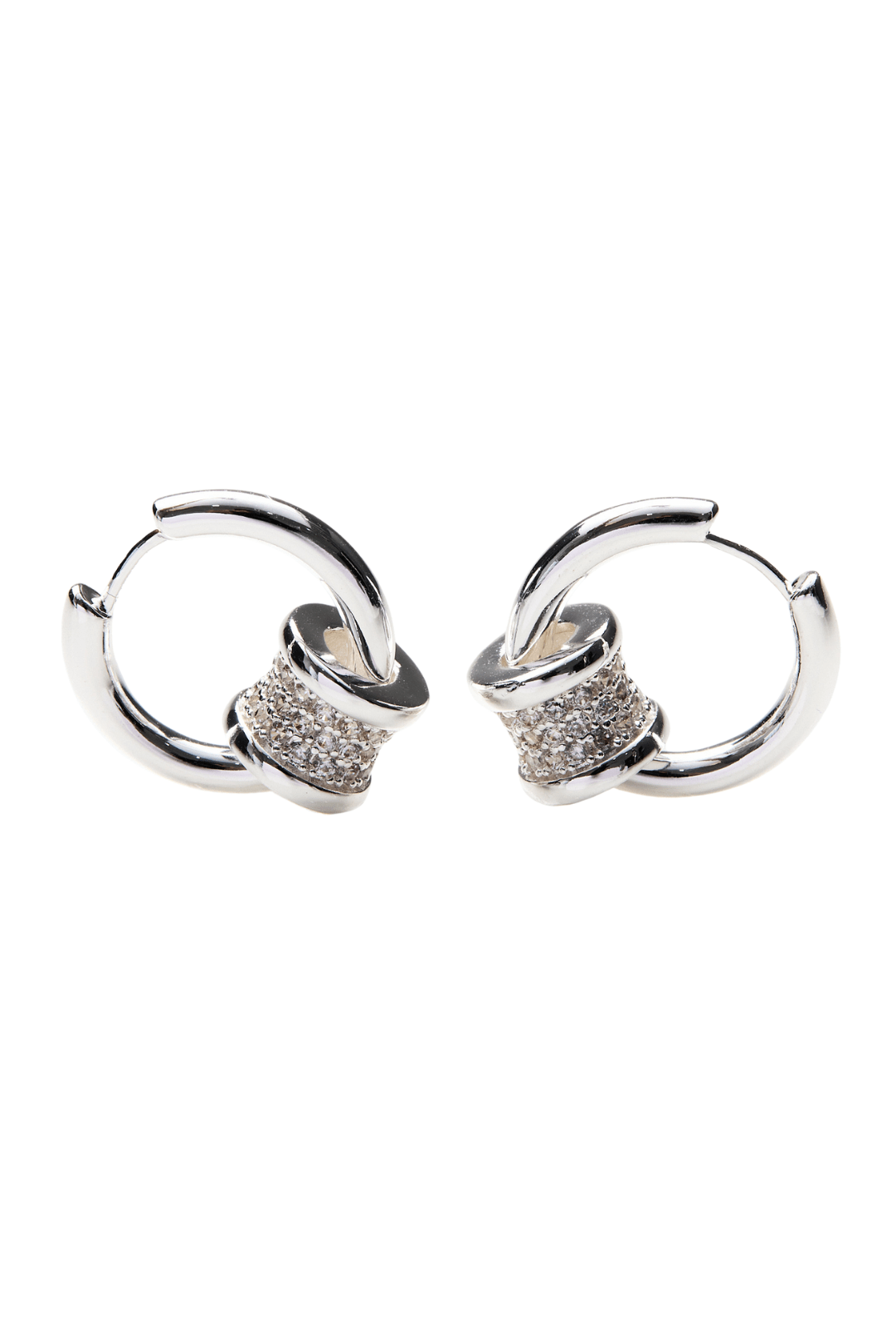 Lara & Ela I SparkleSphere Silver Earrings - Lara & Ela