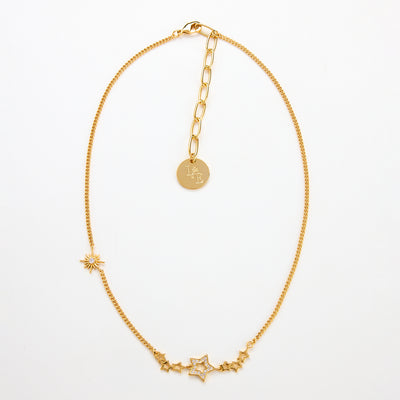 Lara & Ela | Starry Starry Night Gold Necklace