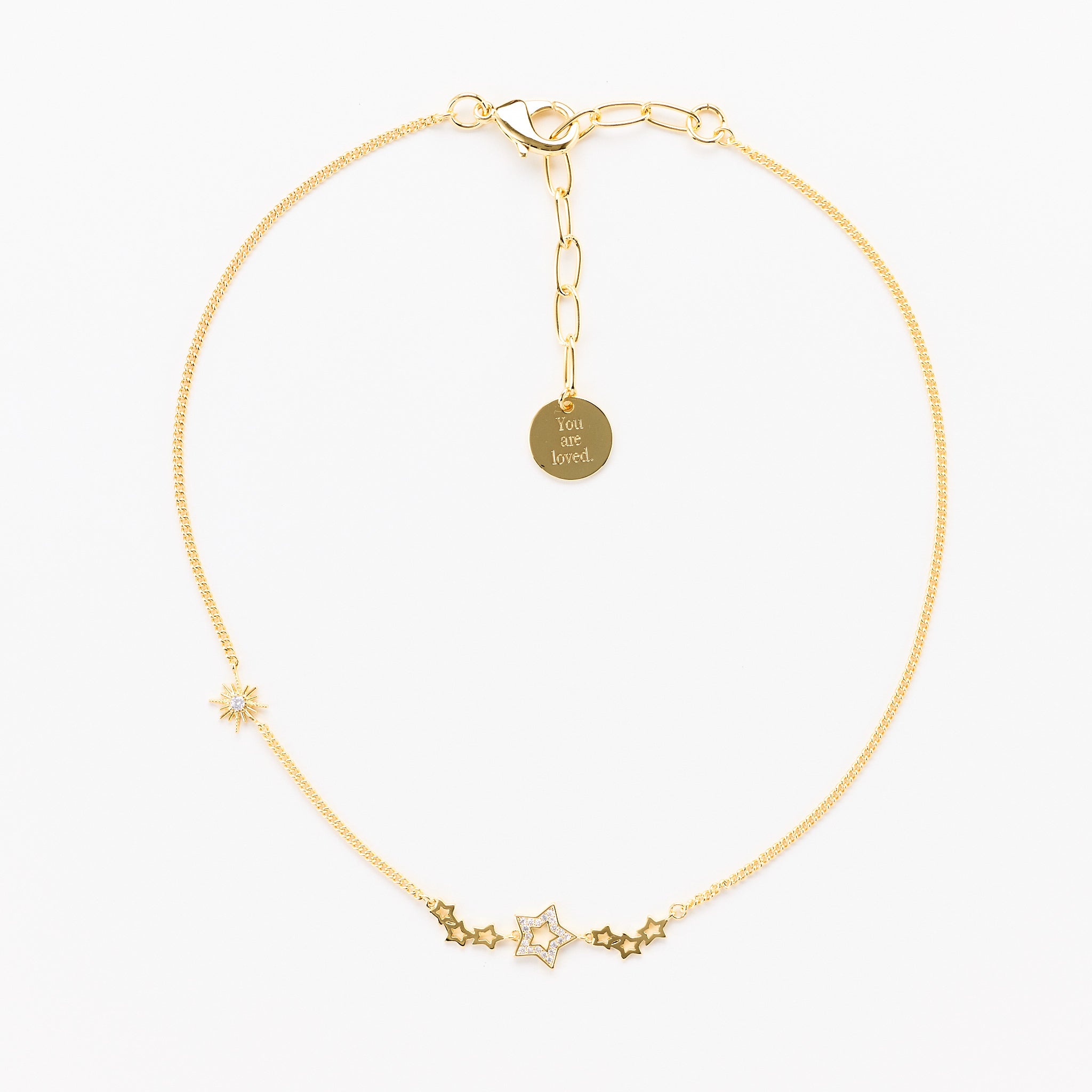 Lara & Ela | Starry Starry Night Gold Necklace - Lara & Ela