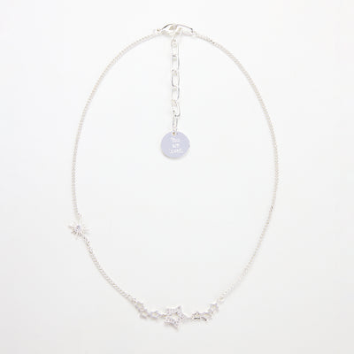 Lara & Ela | Starry Starry Night Silver Necklace