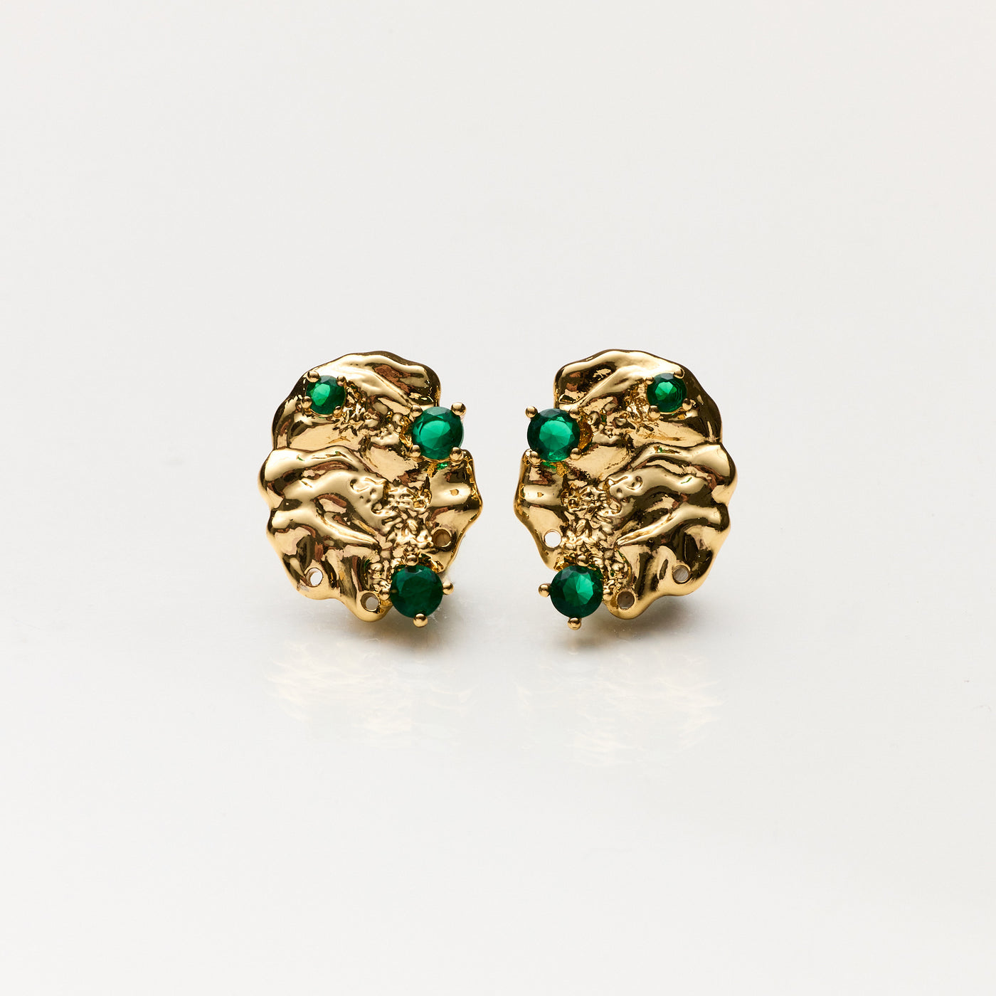 Lara & Ela | Starship Gold Earrings - Lara & Ela