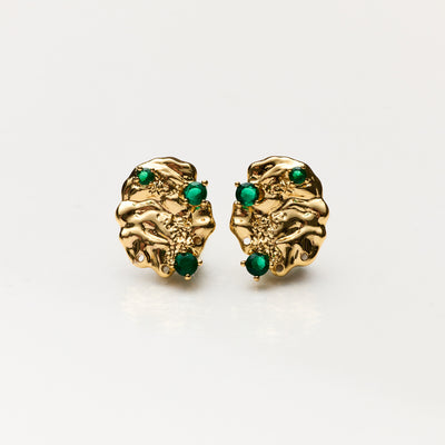 Lara & Ela | Starship Gold Earrings - Lara & Ela