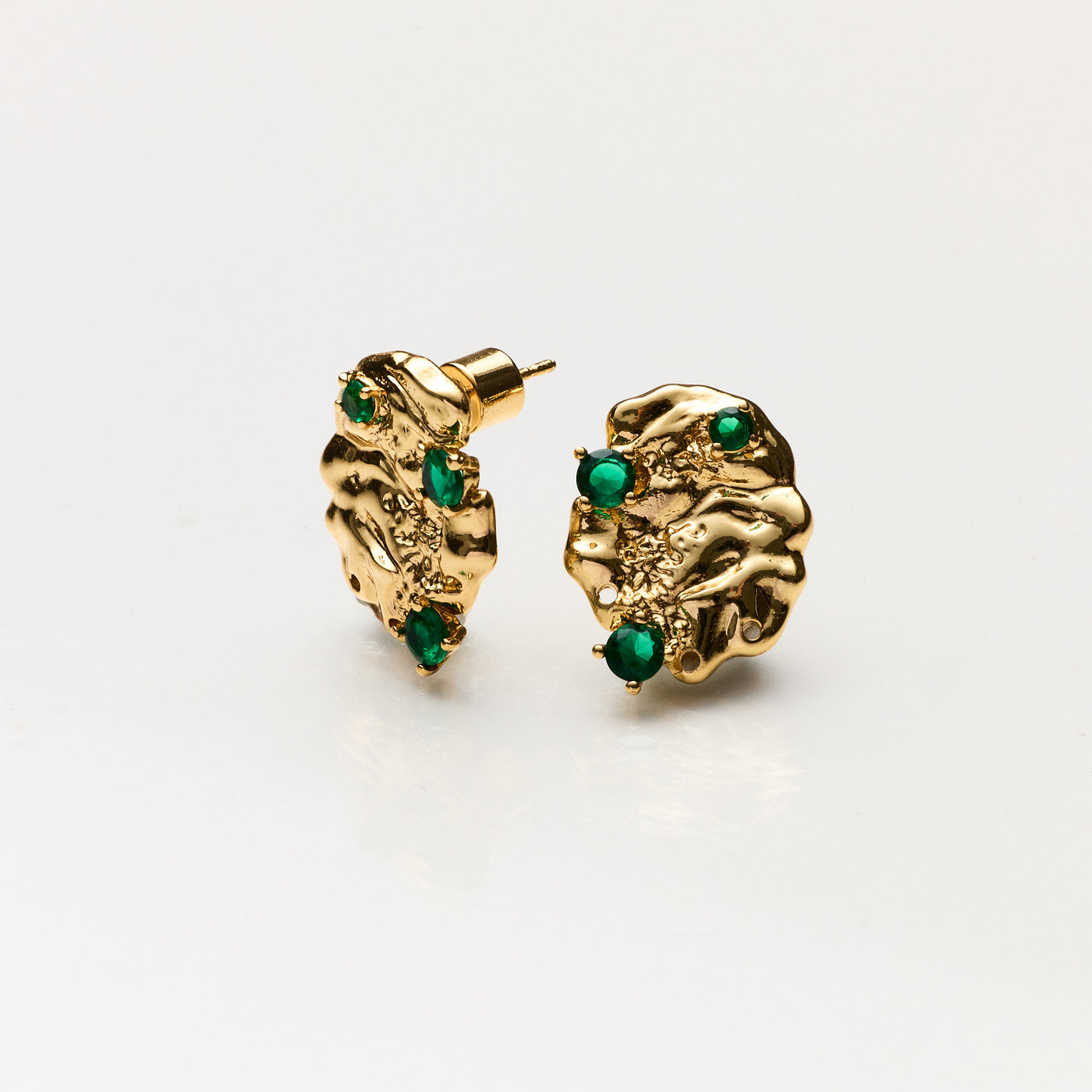 Lara & Ela | Starship Gold Earrings - Lara & Ela