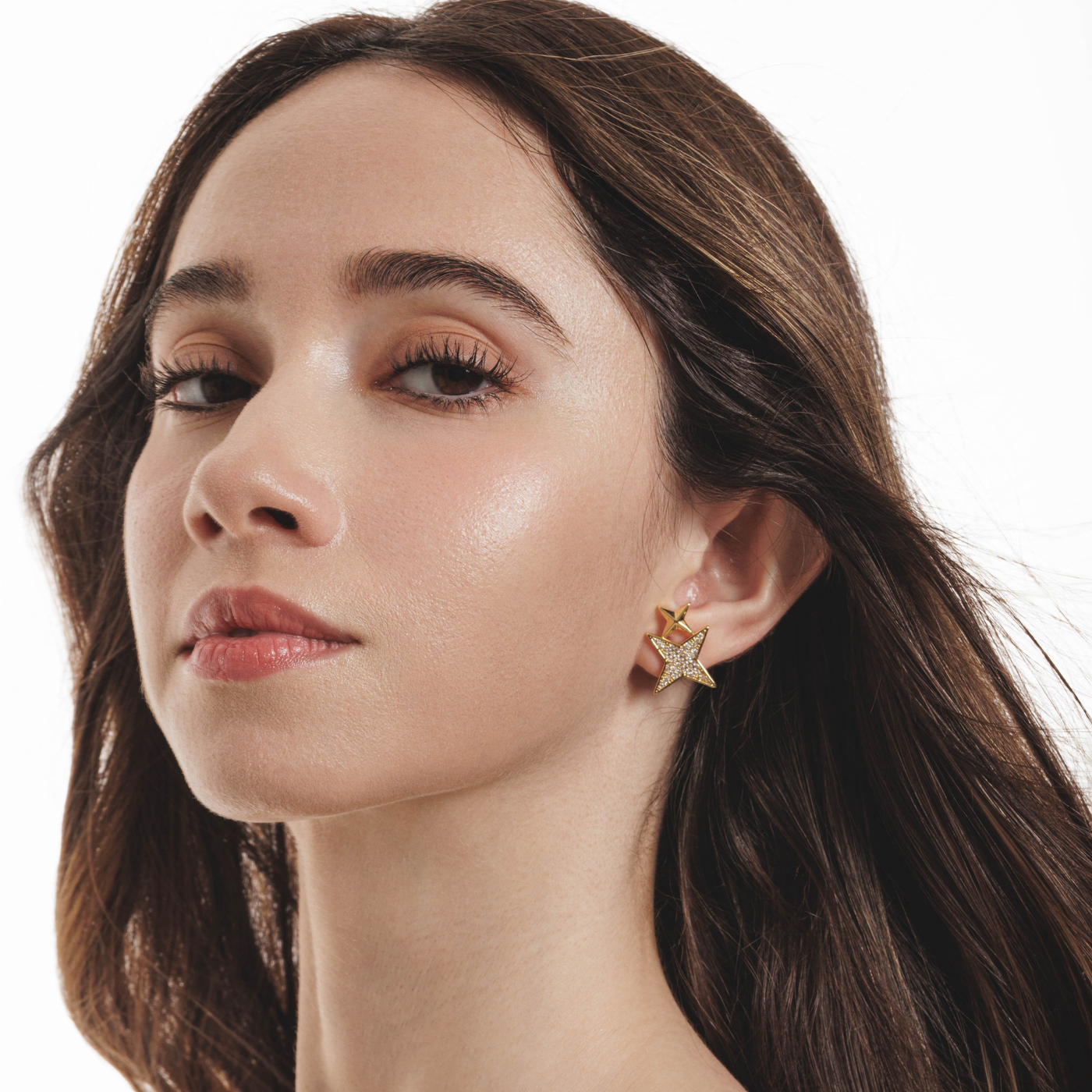 Lara & Ela I Superstar Gold Earrings