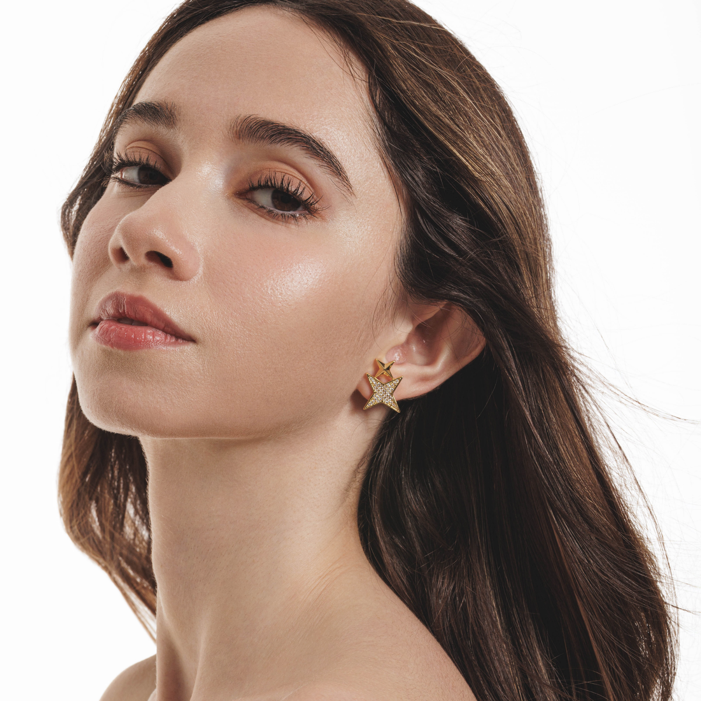 Lara & Ela I Superstar Gold Earrings