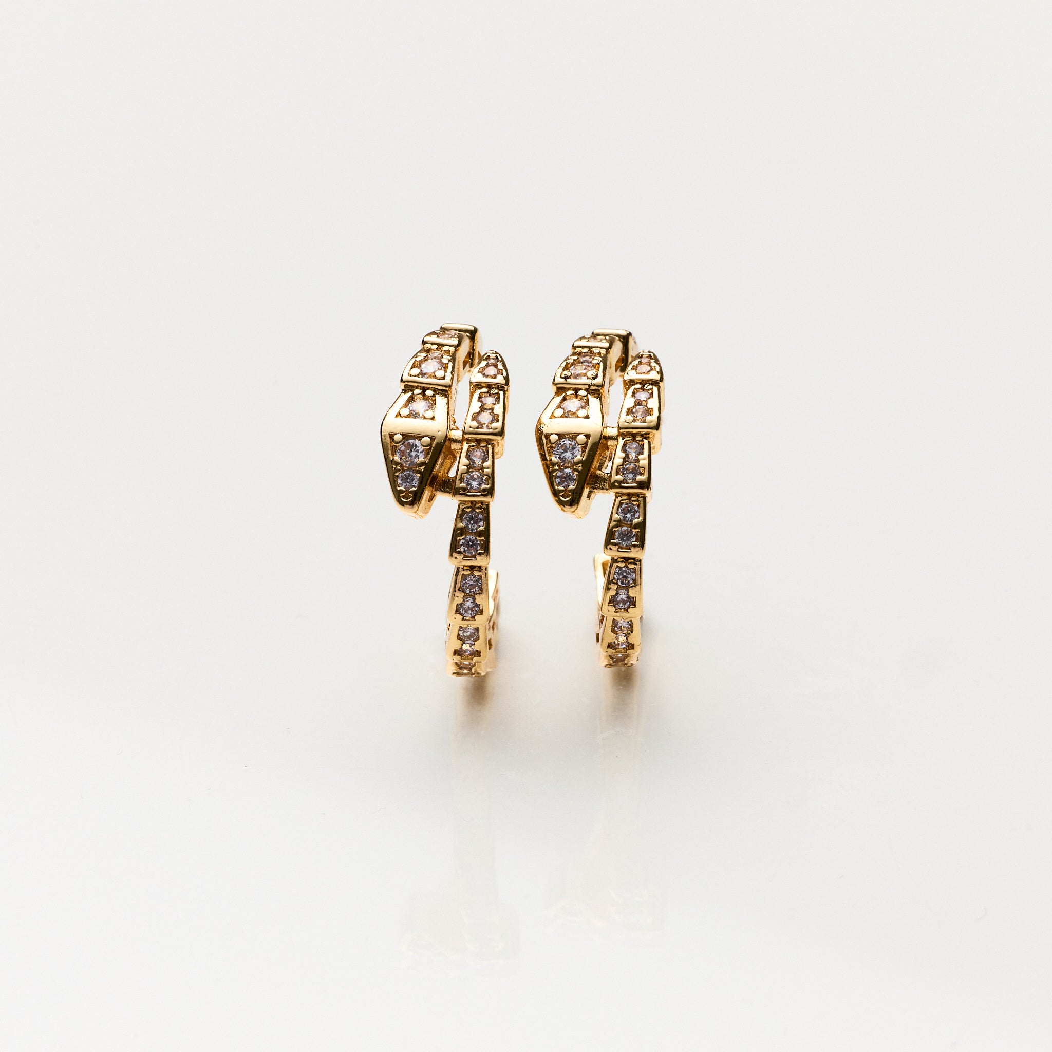 Lara & Ela | The Forbidden Fruit Gold Earrings - Lara & Ela