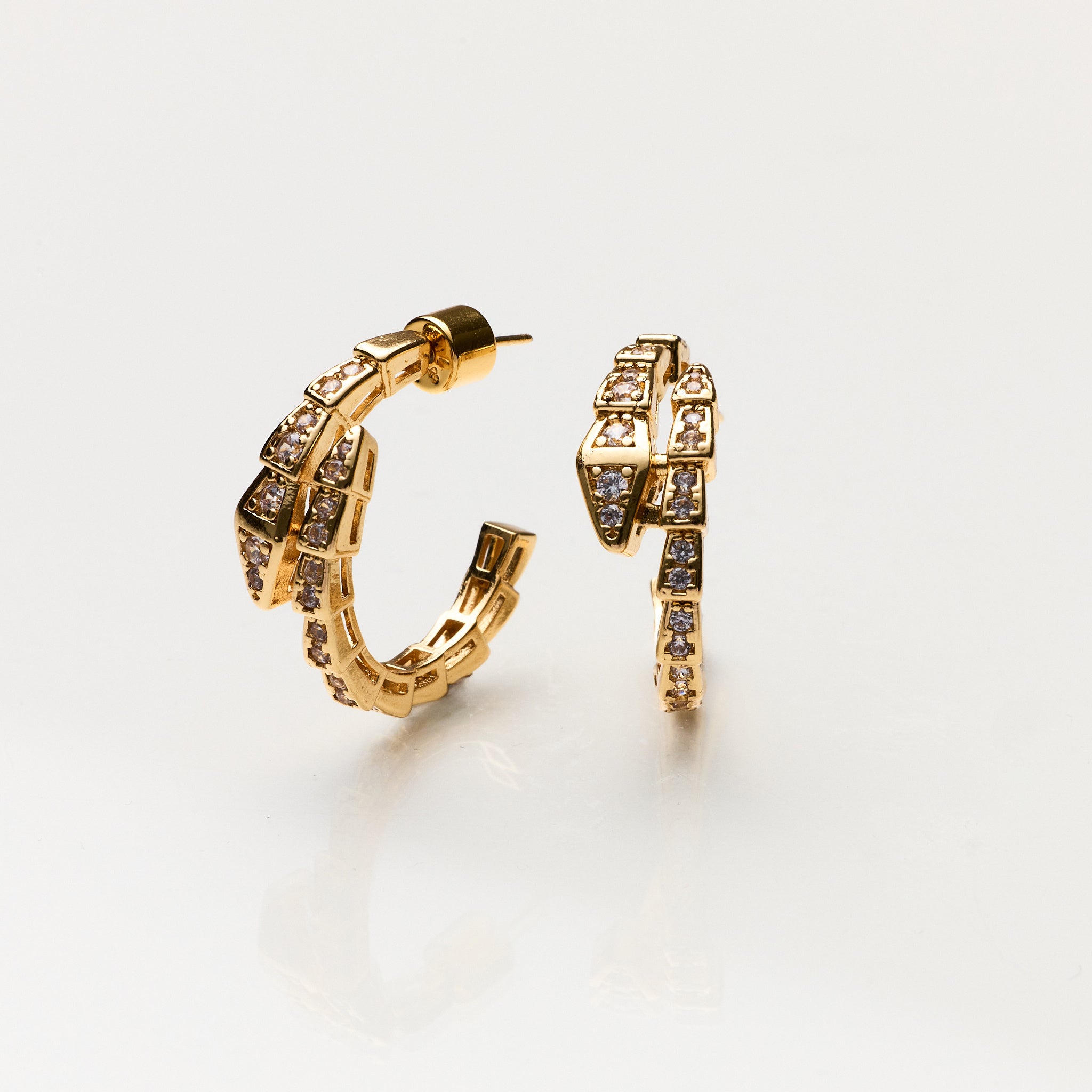 Lara & Ela | The Forbidden Fruit Gold Earrings - Lara & Ela