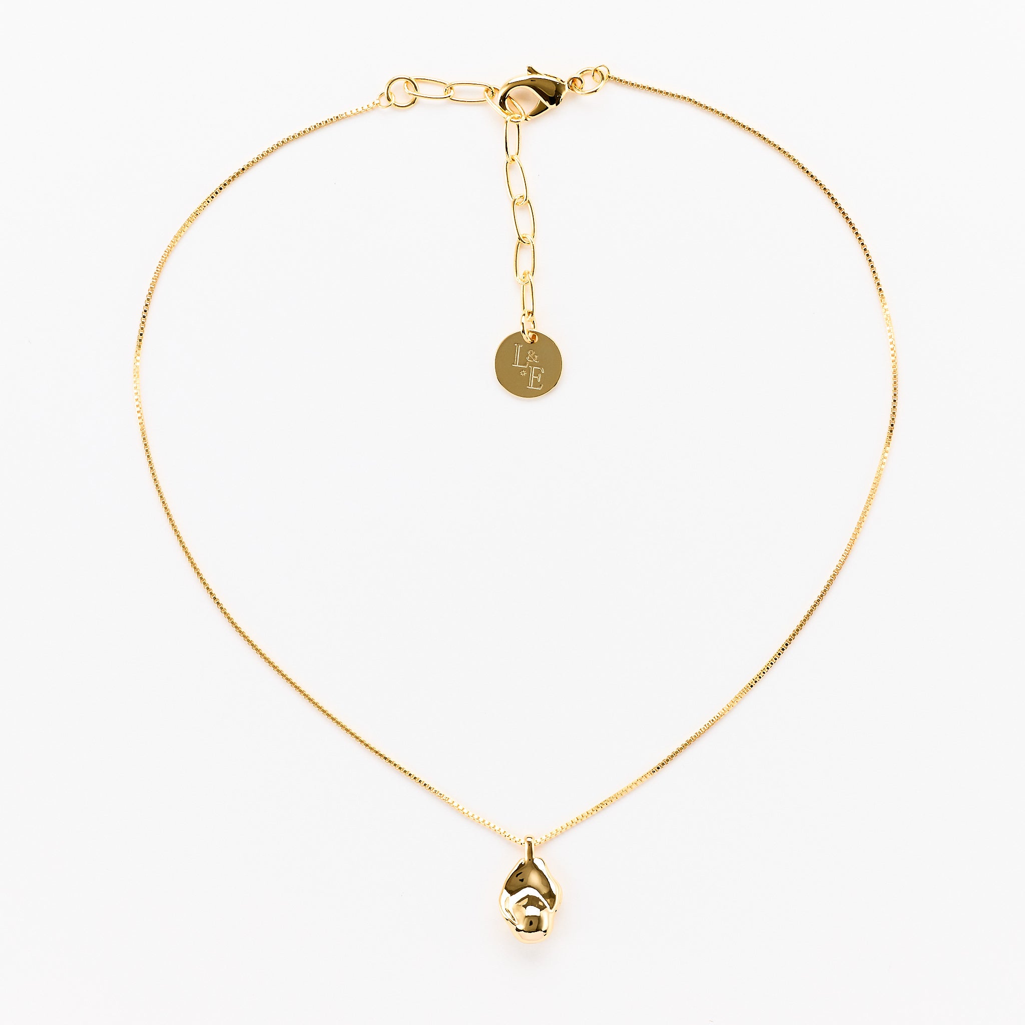 Lara & Ela | The Moon And New York City Gold Necklace - Lara & Ela