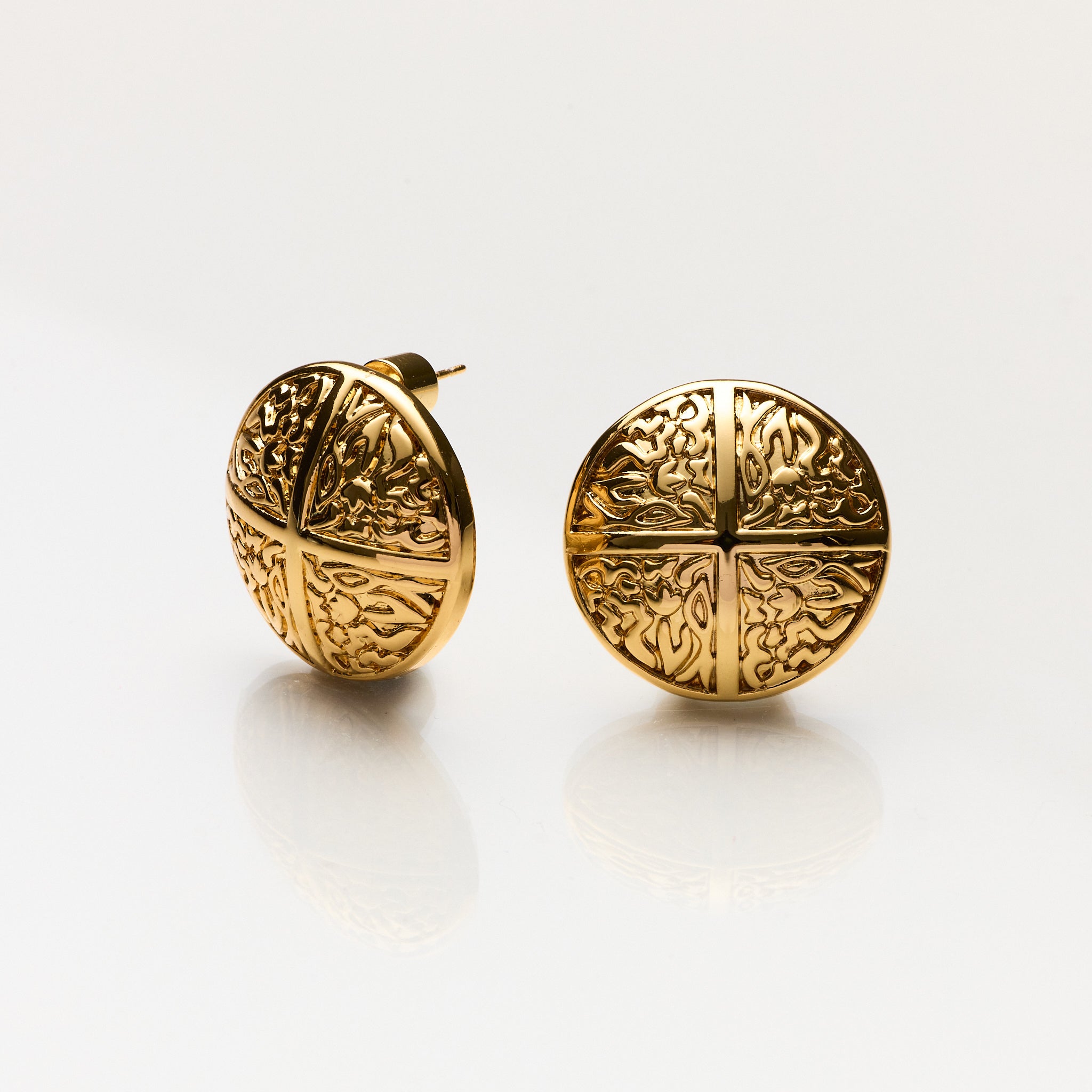 Lara & Ela | The Name of The Rose Gold Earrings - Lara & Ela