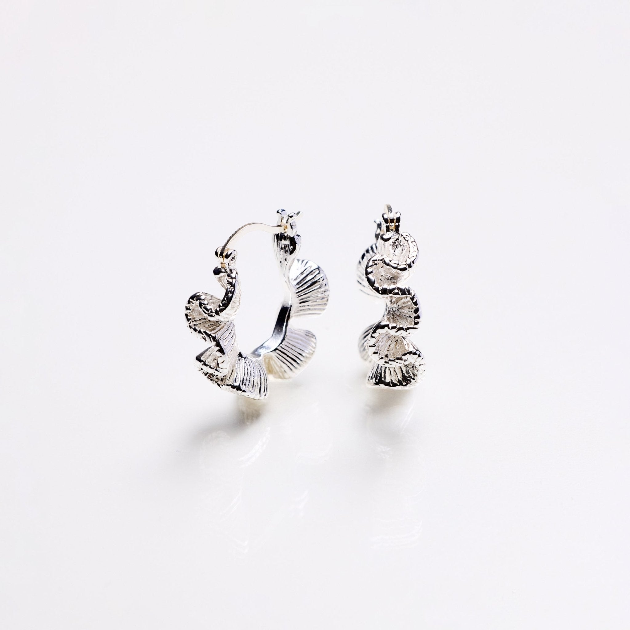 Lara & Ela | Vahbiz Silver Earrings - Lara & Ela