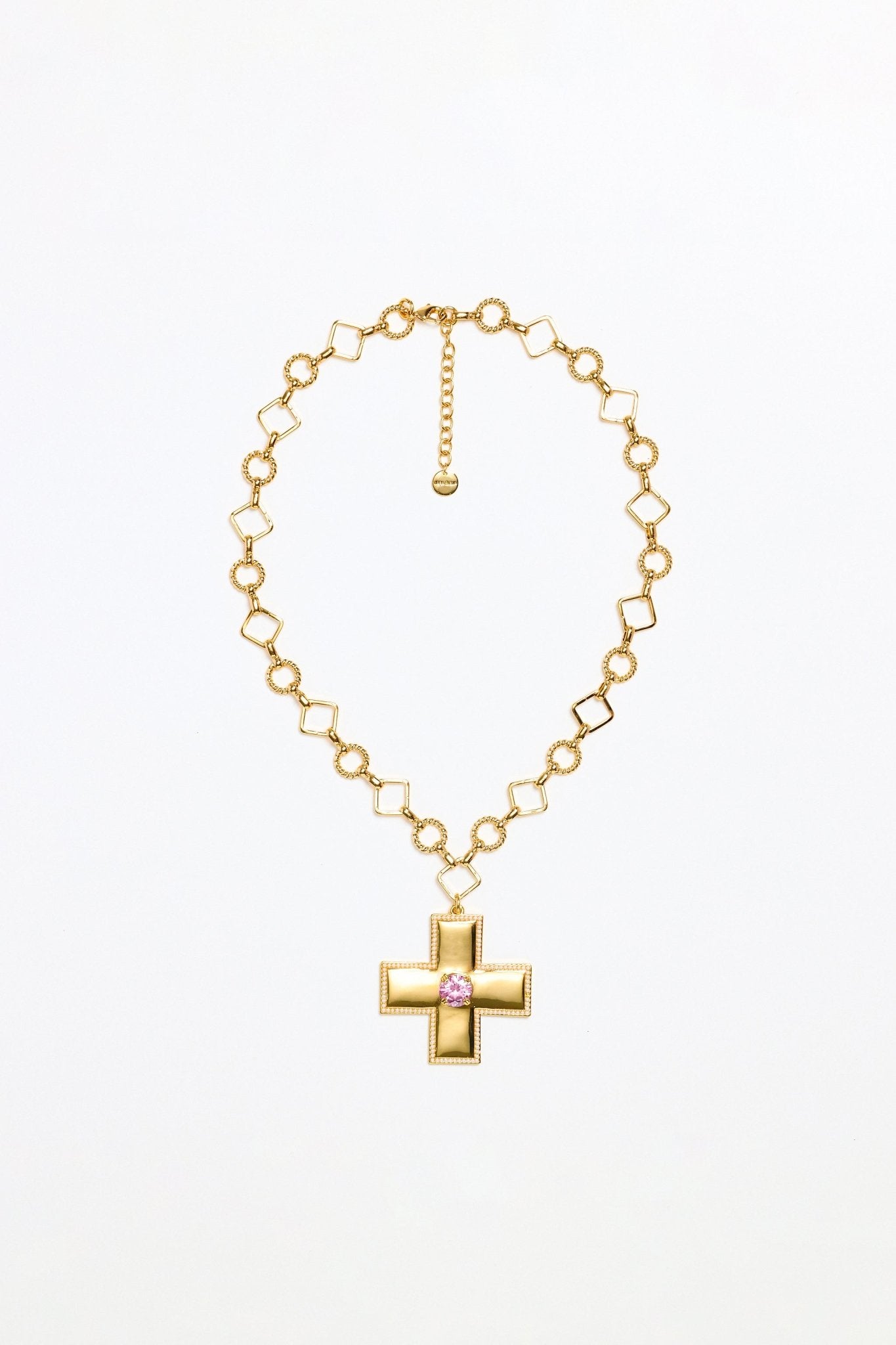 Lara & Ela | Victoria Blossom Pink Gold Necklace - Lara & Ela