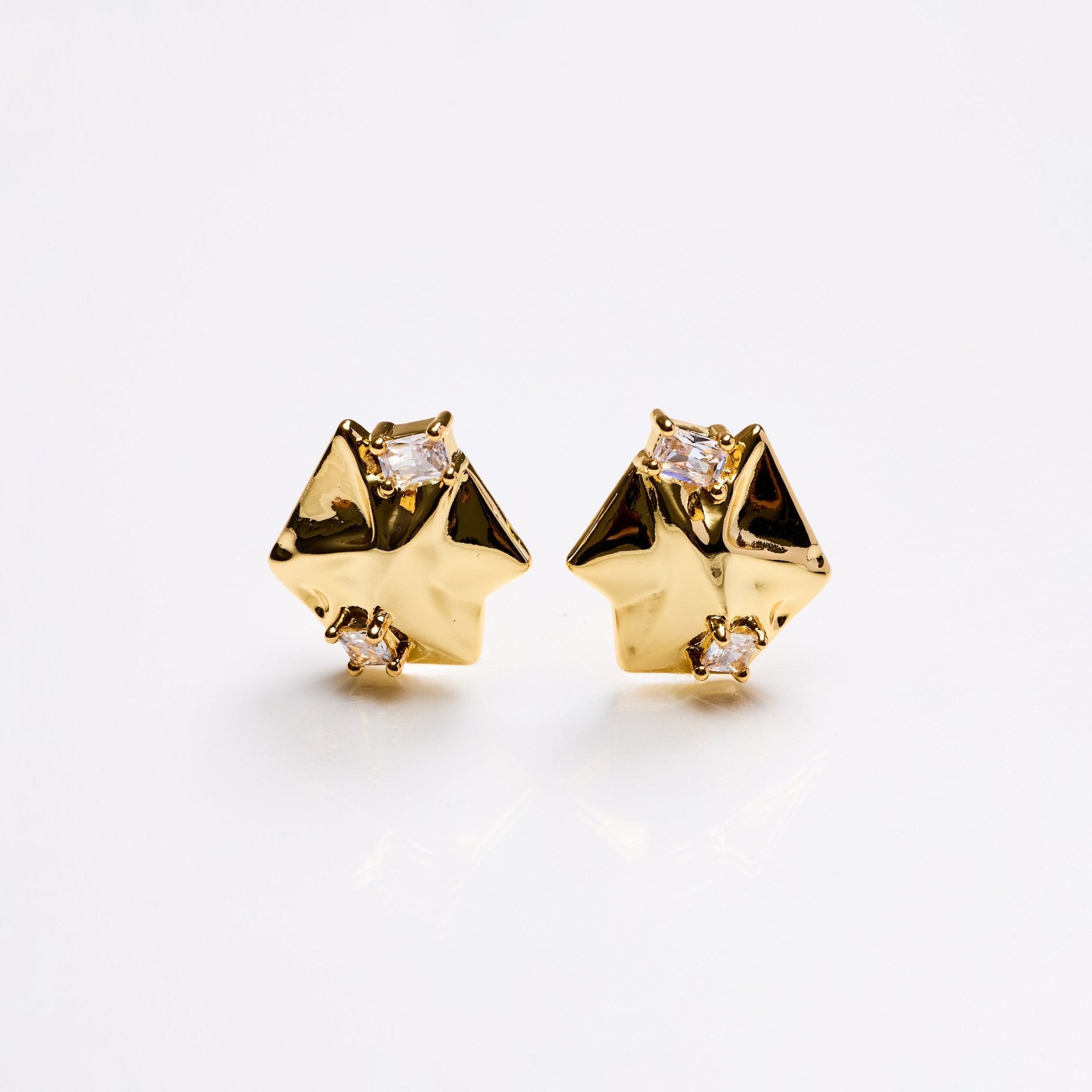 Lara & Ela | Vivi Gold Earrings - Lara & Ela