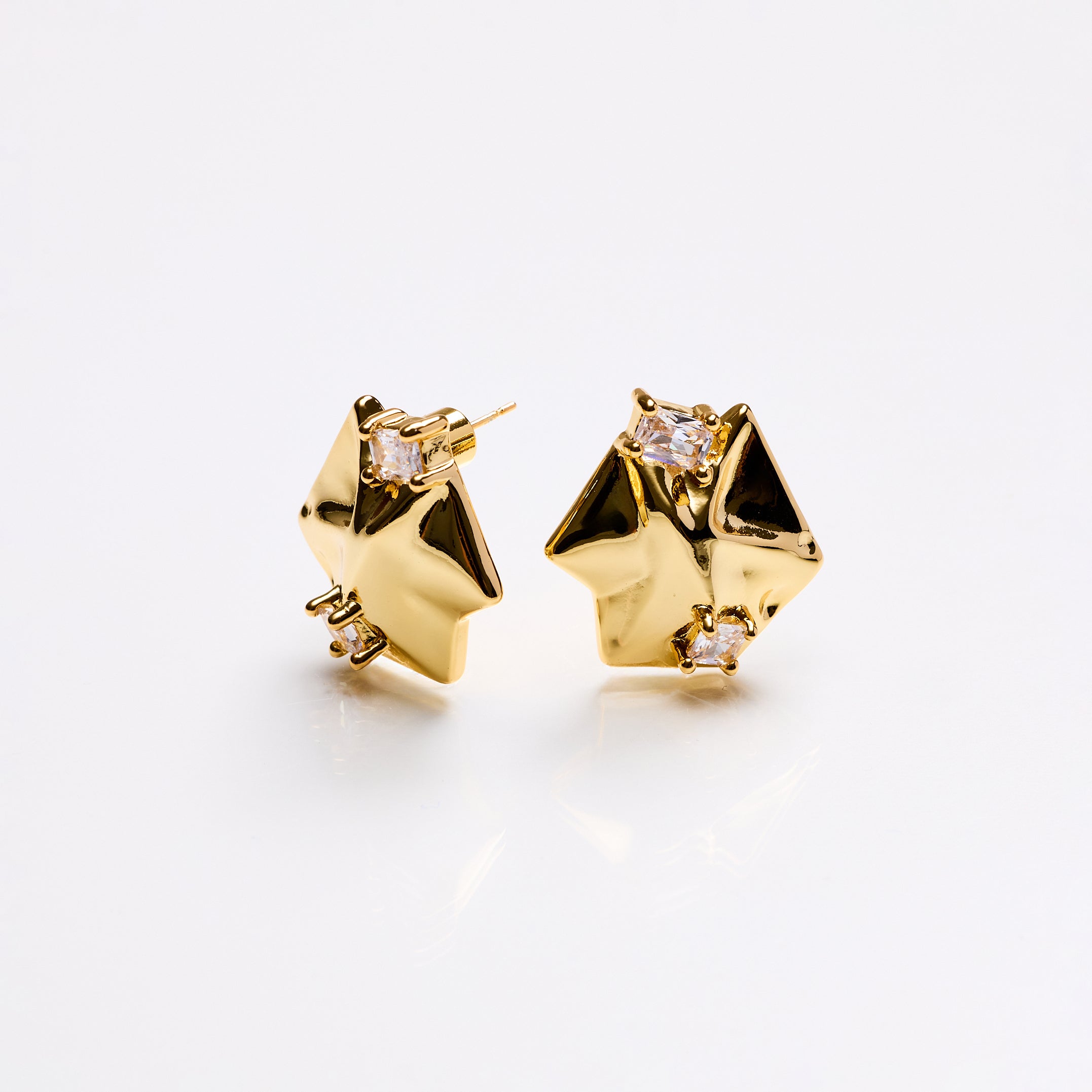 Lara & Ela | Vivi Gold Earrings - Lara & Ela