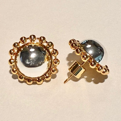 Lara & Ela I Walking On Sunshine Silver Earrings