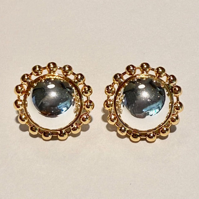 Lara & Ela I Walking On Sunshine Silver Earrings