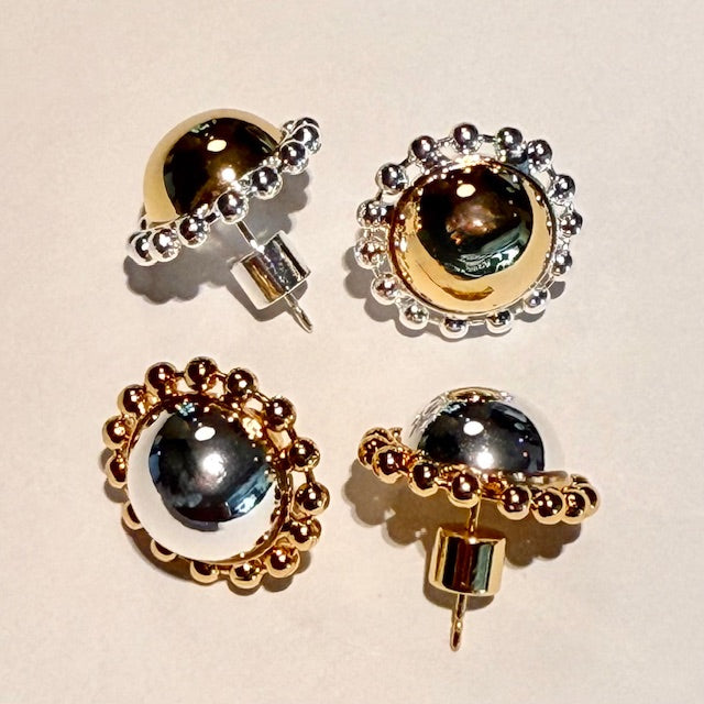 Lara & Ela I Walking On Sunshine Silver Earrings
