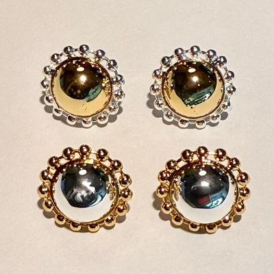 Lara & Ela I Walking On Sunshine Silver Earrings