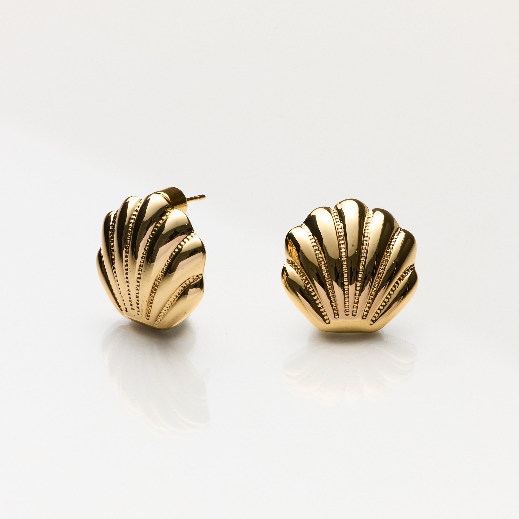 Lara & Ela | Wave Whisperer Gold Earrings - Lara & Ela