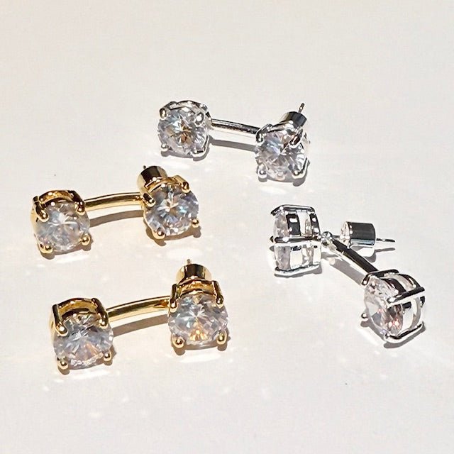 Lara & Ela | What's In A Name Silver Earrings - Lara & Ela