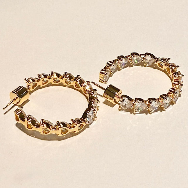 Lara & Ela | Wild Hearts Gold Earrings