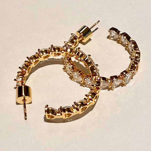 Lara & Ela | Wild Hearts Gold Earrings