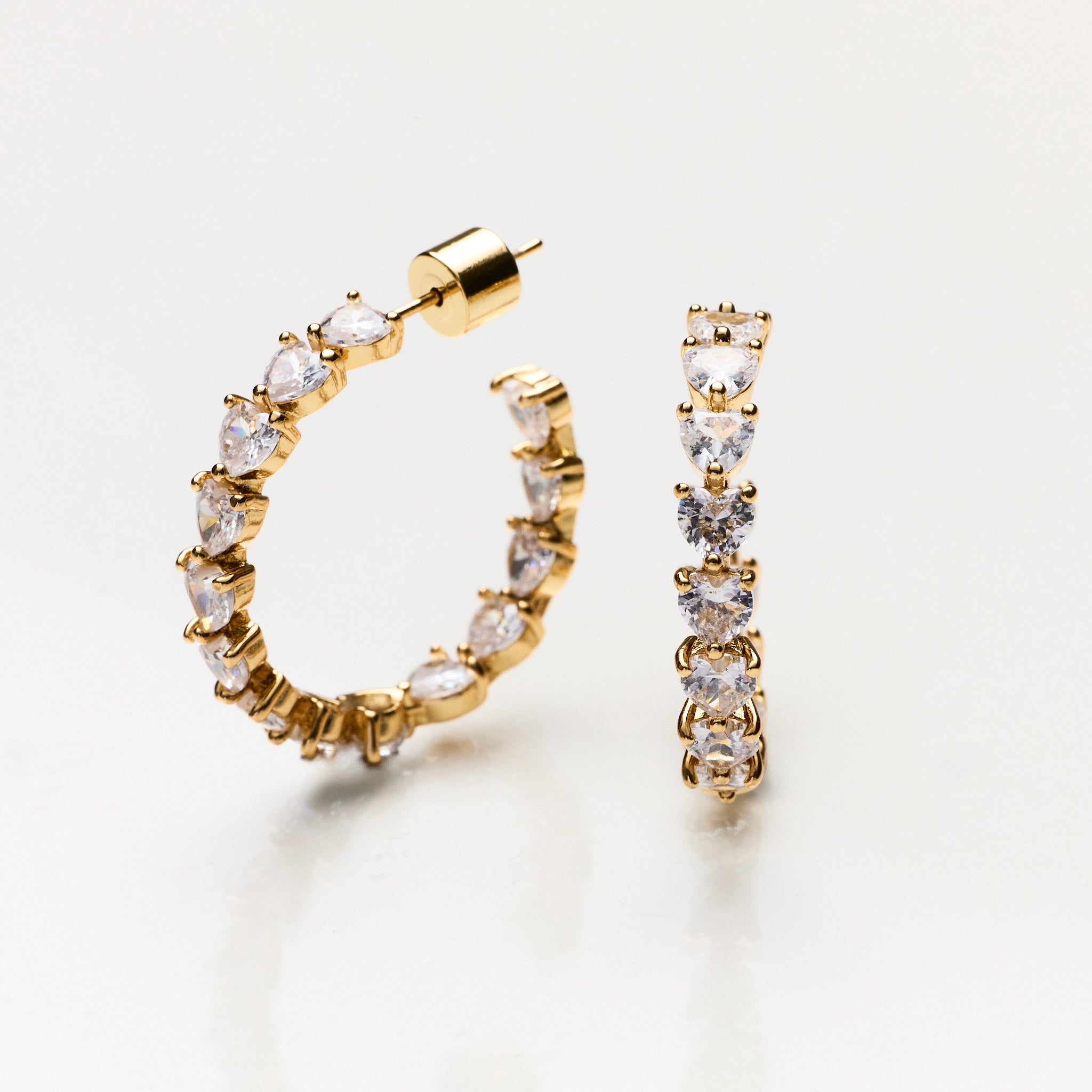 Lara & Ela | Wild Hearts Gold Earrings - Lara & Ela