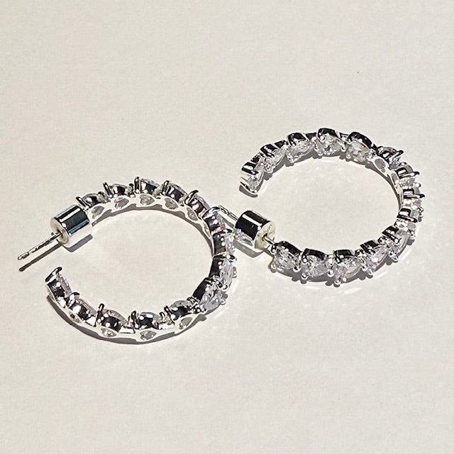 Lara & Ela | Wild Hearts Silver Earrings