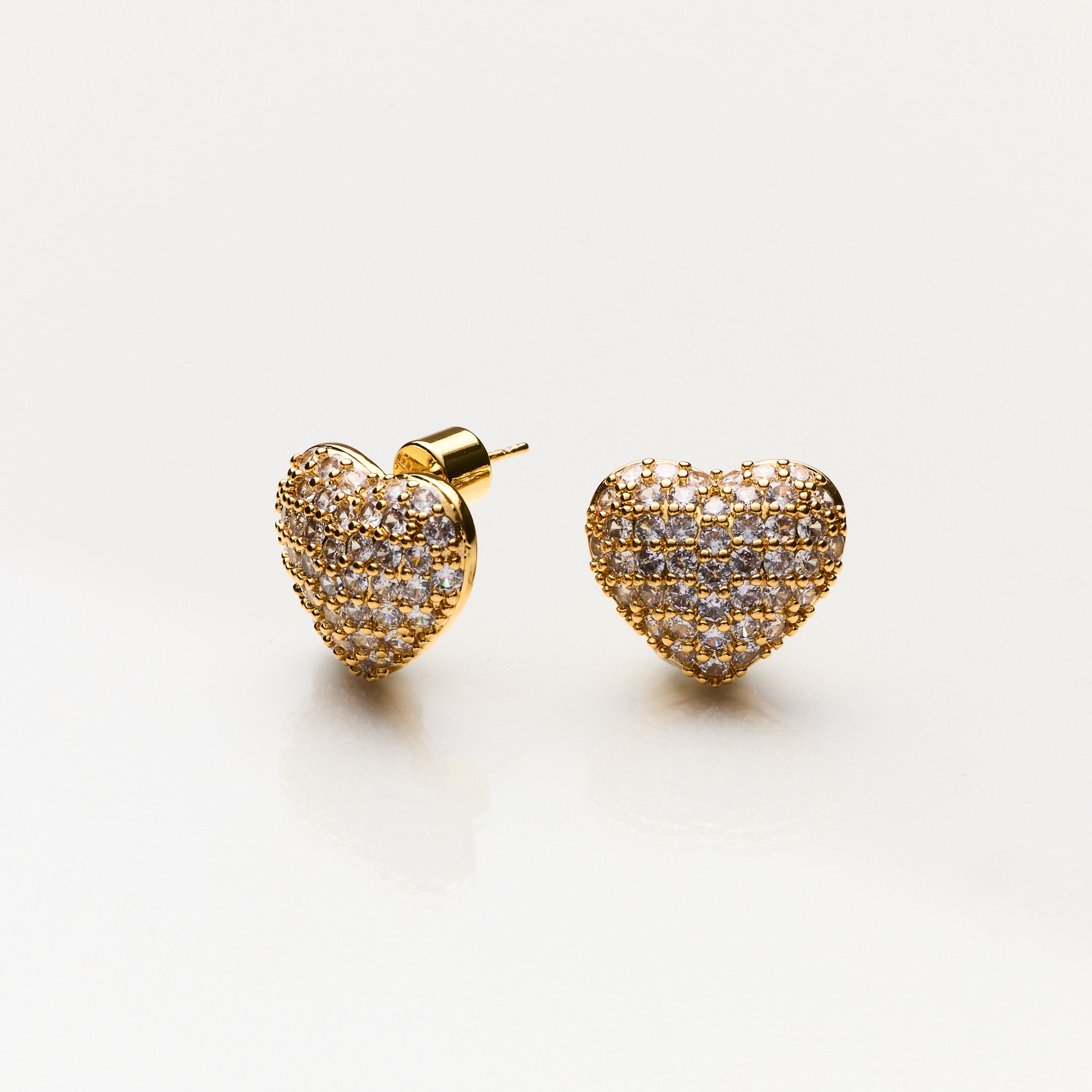 Lara & Ela | Winter Holiday Gold Earrings - Lara & Ela