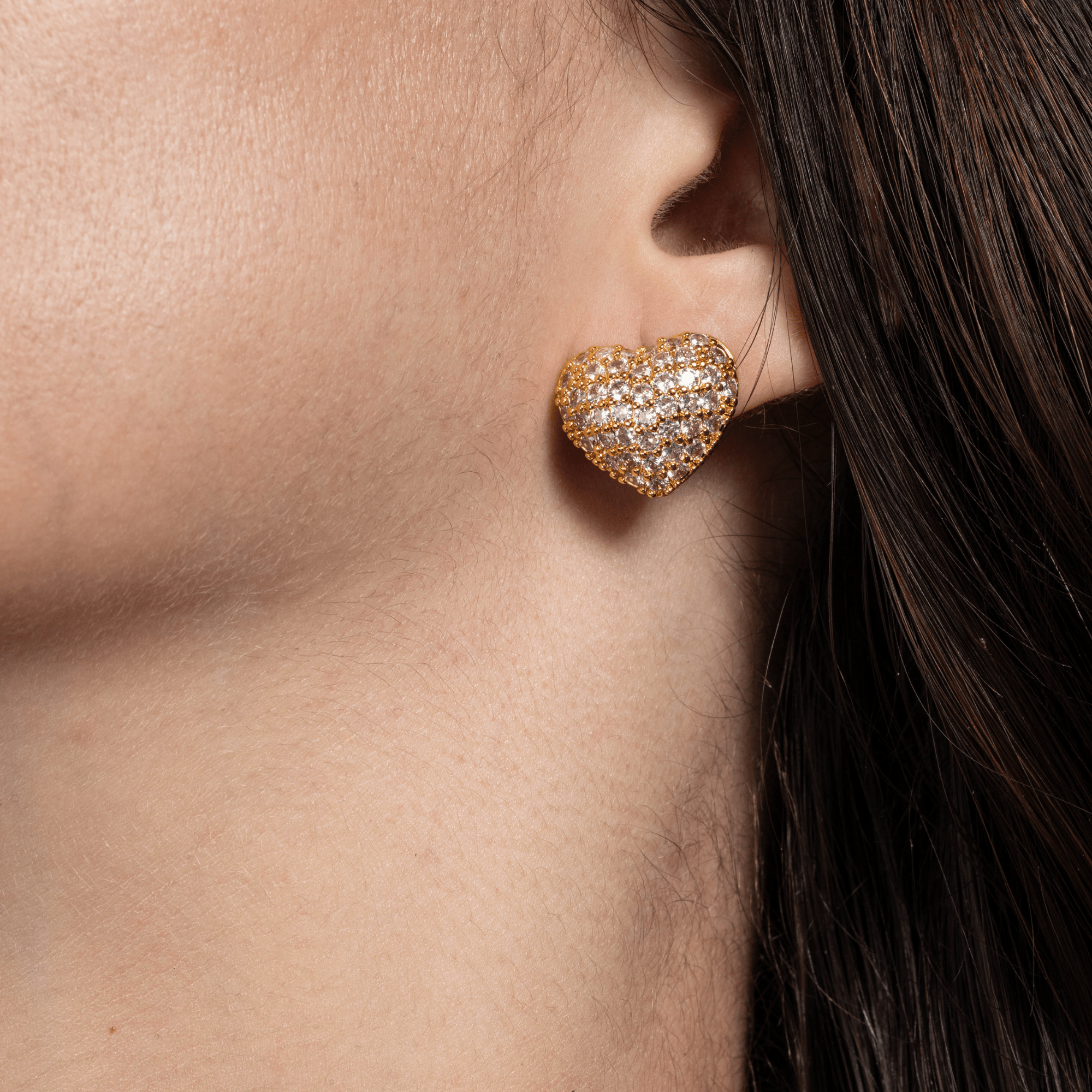 Lara & Ela | Winter Holiday Gold Earrings - Lara & Ela