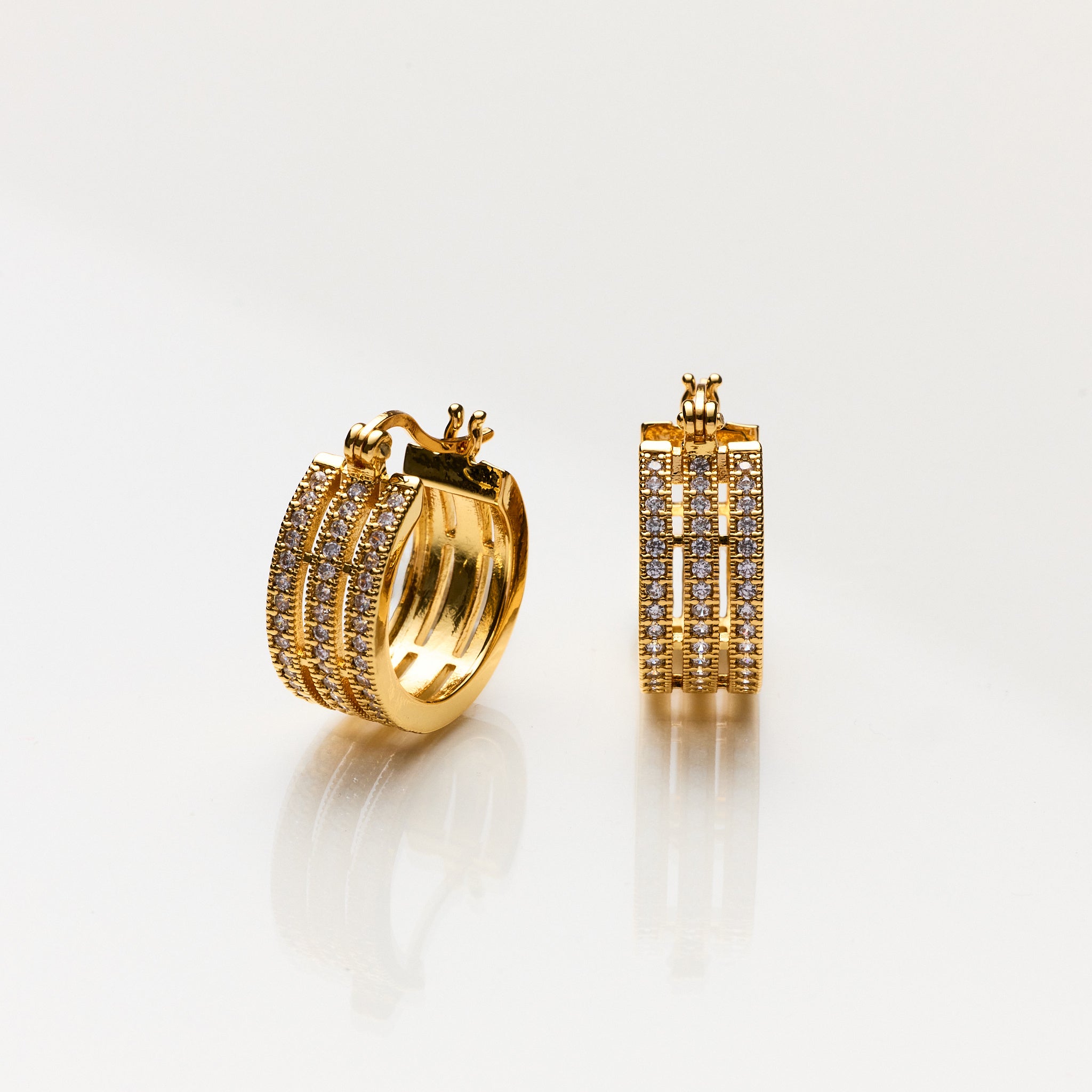 Lara & Ela | You Can Do Magic Gold Earrings - Lara & Ela