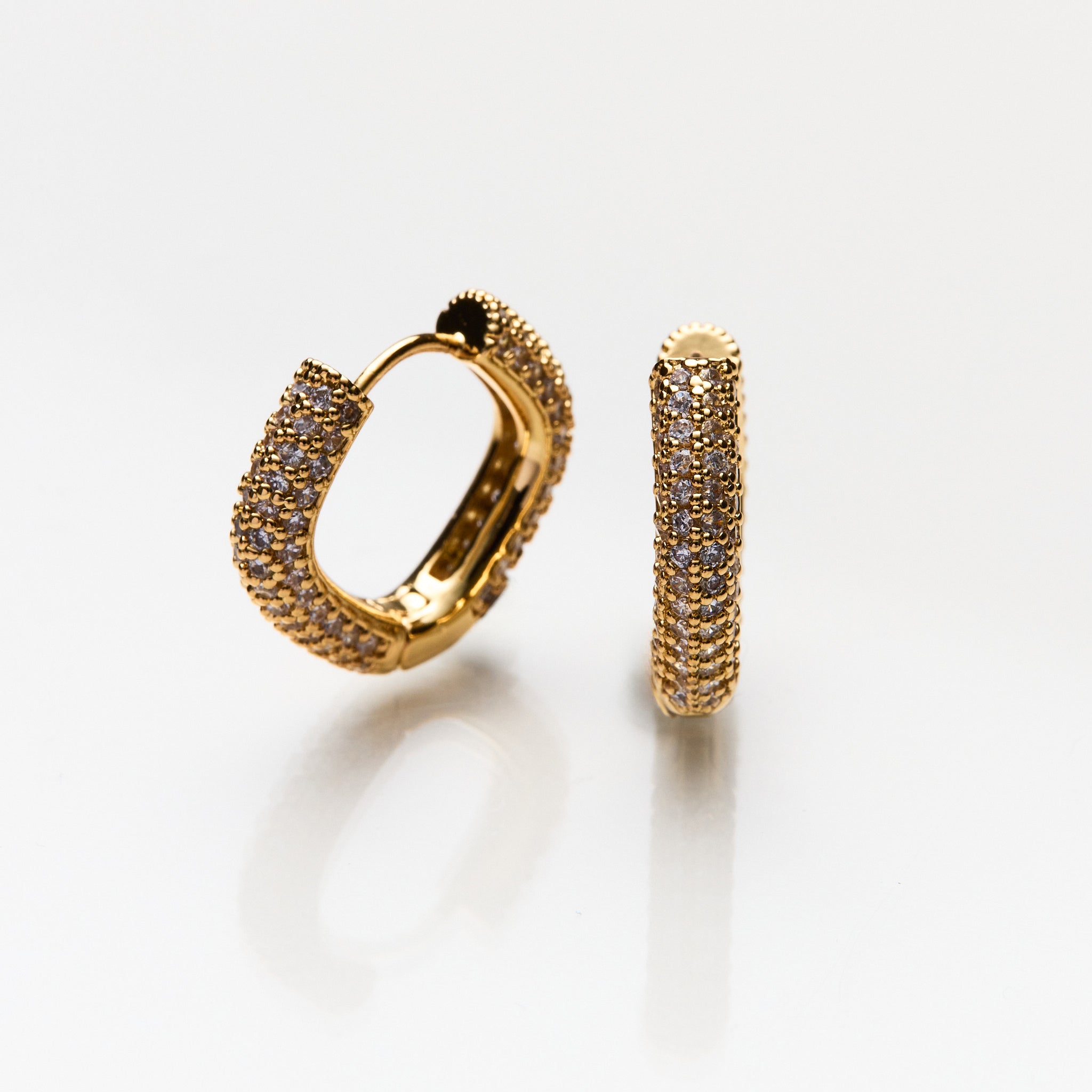 Lara & Ela I You Make Me Feel Brand New Gold Earrings - Lara & Ela