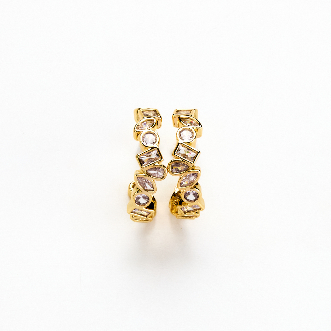 Lara & Ela | You Mean The World To Me Gold Earrings