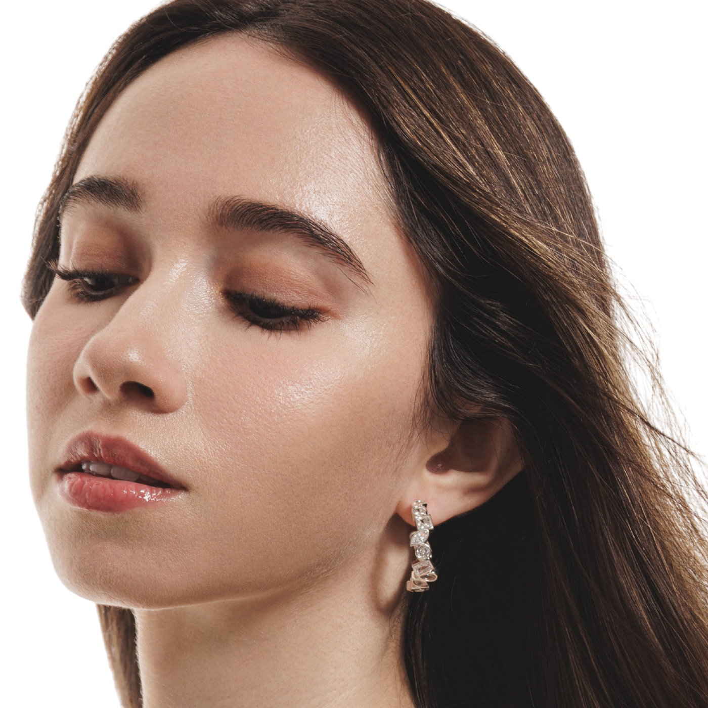 Lara & Ela | You Mean The World To Me Silver Earrings