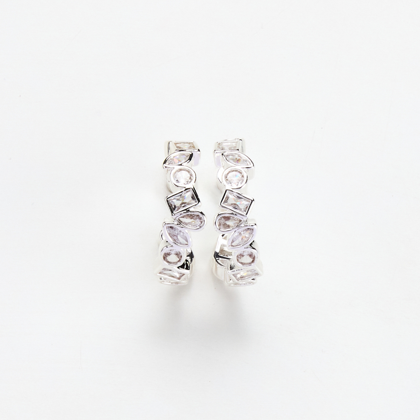 Lara & Ela | You Mean The World To Me Silver Earrings
