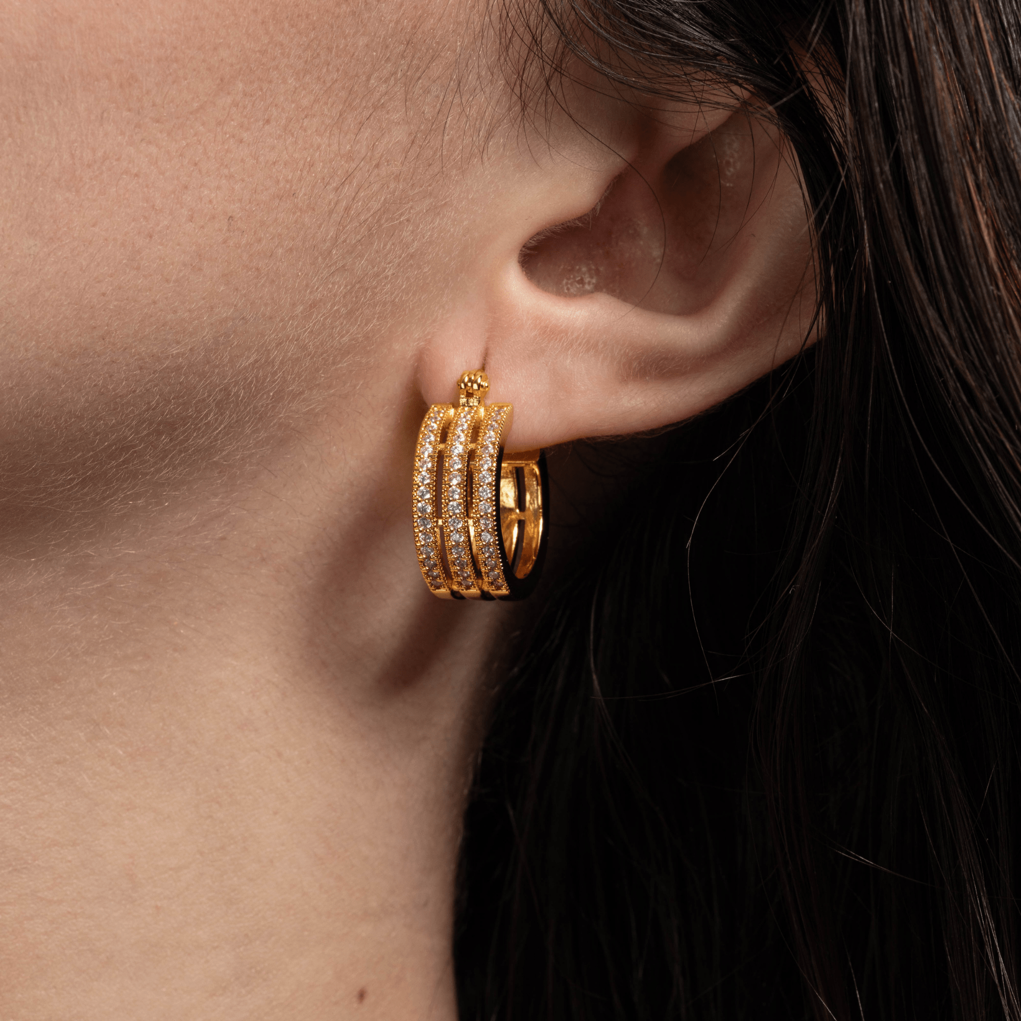 Lara & Ela | You Can Do Magic Gold Earrings - Lara & Ela