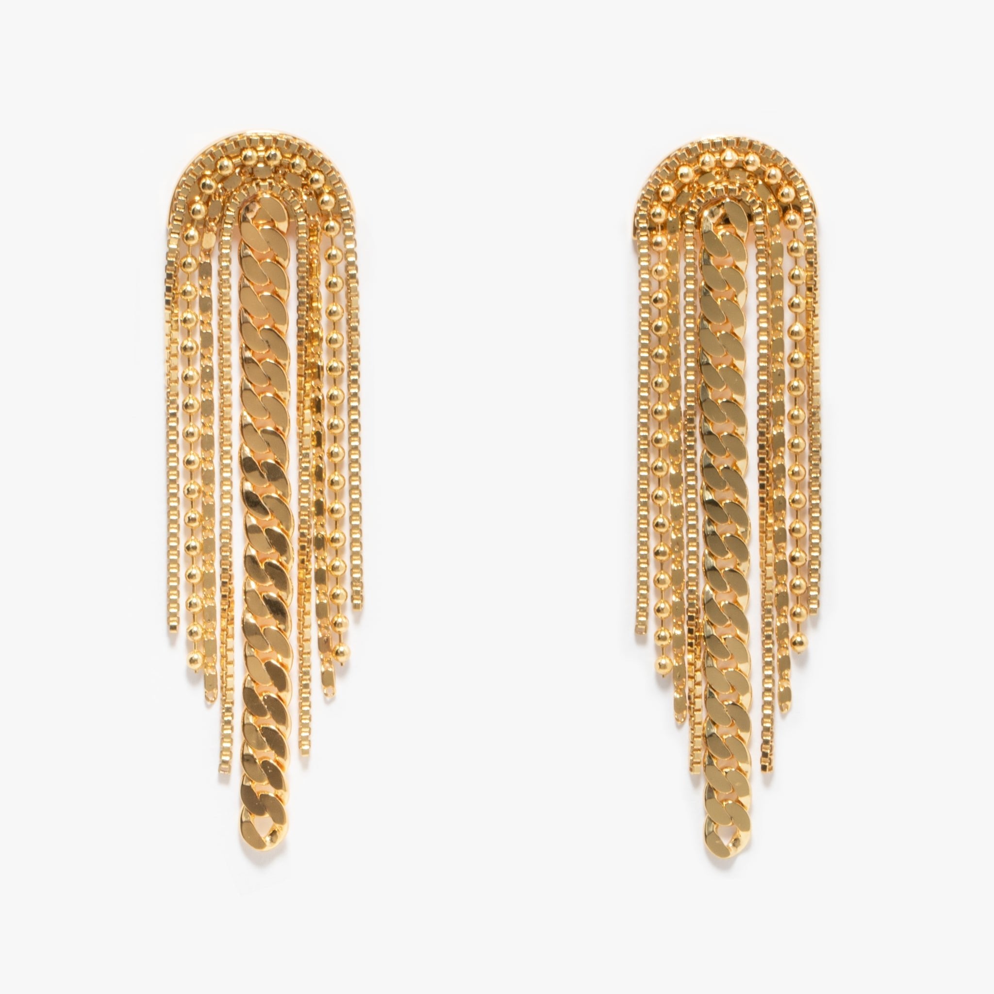 Lara & Ela | Farah Gold Earrings - Lara & Ela