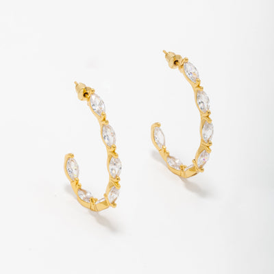 Mia Crystal Clear | Earrings Lara & Ela 